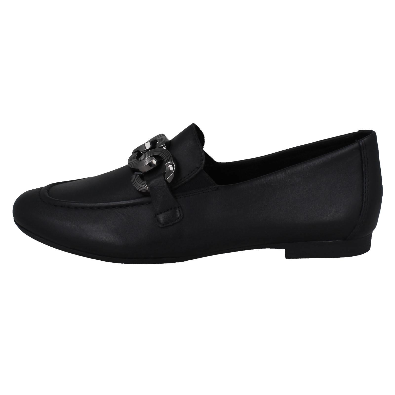 Ladies Remonte Soft Leather Loafers Removable Insoles Smart Office *D0K09* - Picture 3 of 19