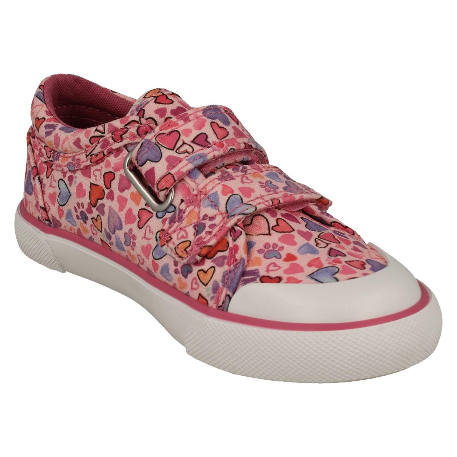 Mädchen Startrite Canvas Sommerschuhe maschinenwaschbar Herz detailliert Loveheart - Bild 8 von 10