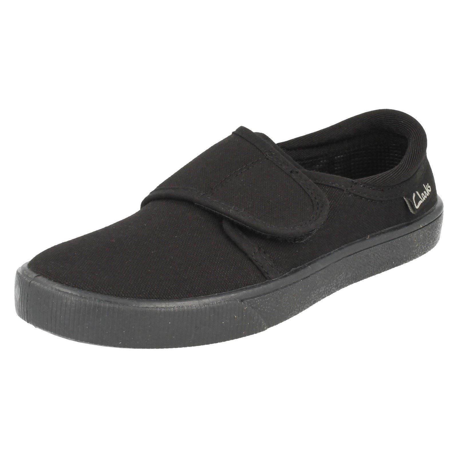Childrens Unisex Clarks P.E School Pumps 'Hopper Run' - Picture 2 of 10