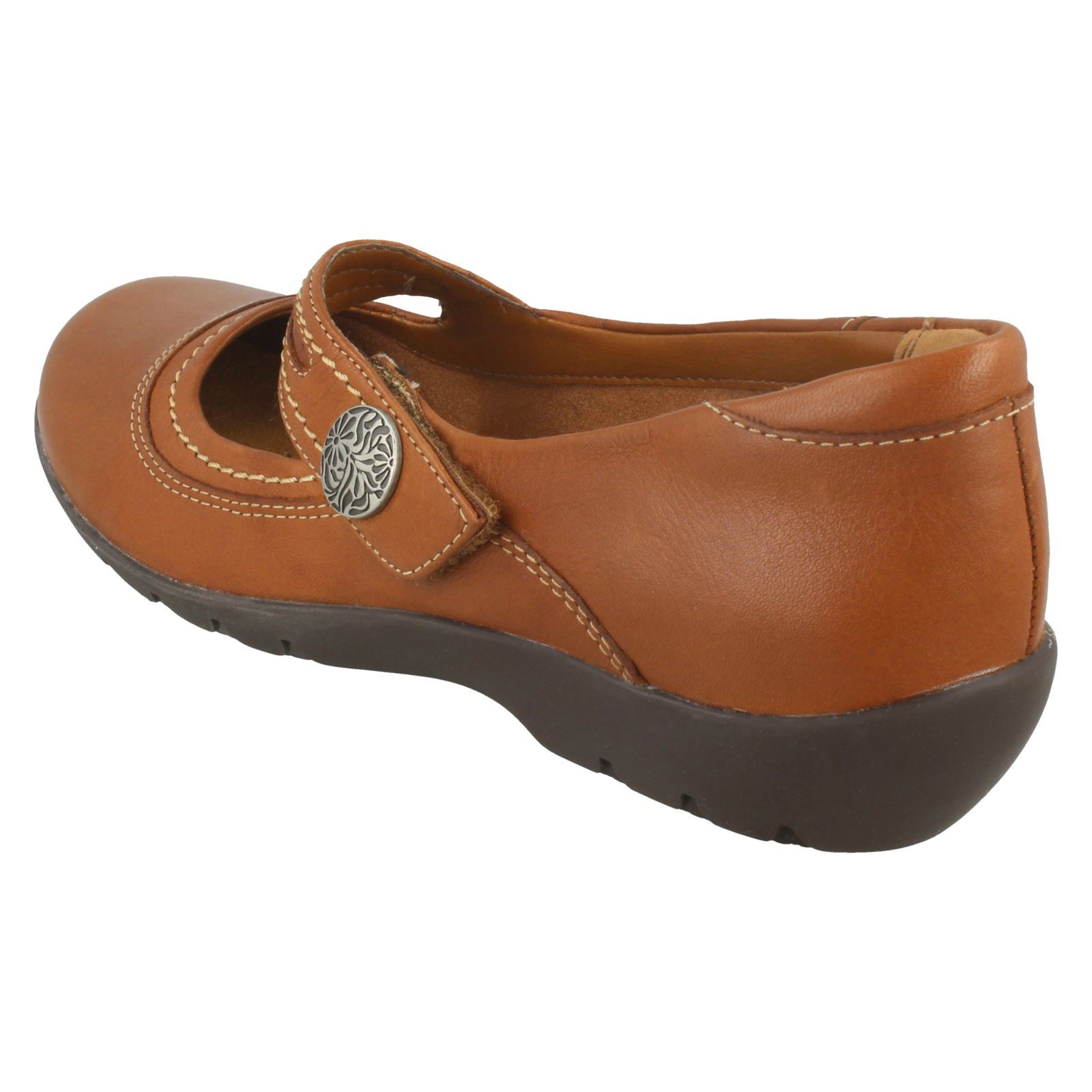 Ladies Clarks Casual Hook & & & Loop Comfort Everyday Leather Flats Ordell Becca 6c6c92 Ladies Clarks Casual Hook & & & Loop Comfort Everyday Leather Flats Ordell Becca 6c6c92