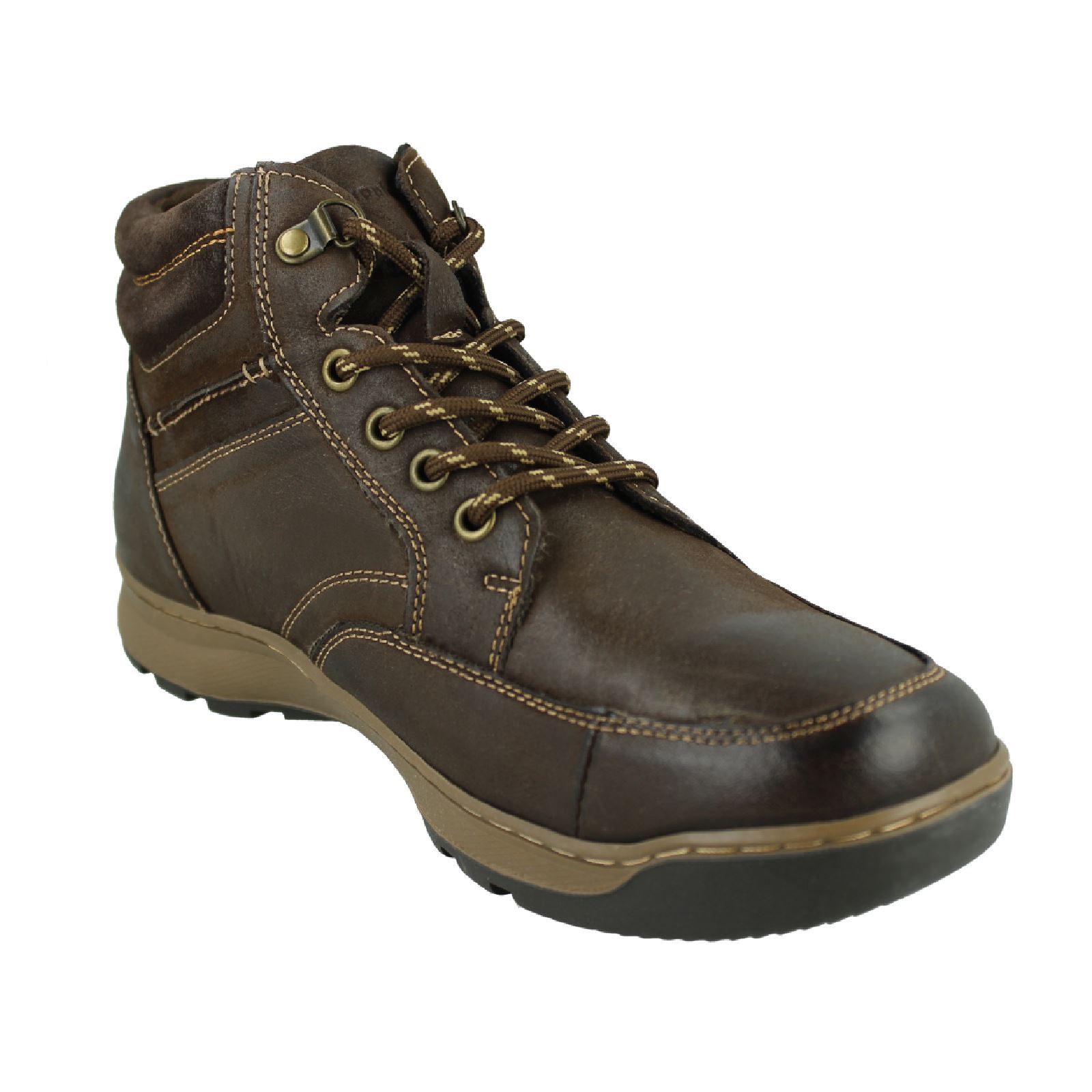 Stivali stringati casual Hush Cuppies da uomo Grover - Foto 14 di 19