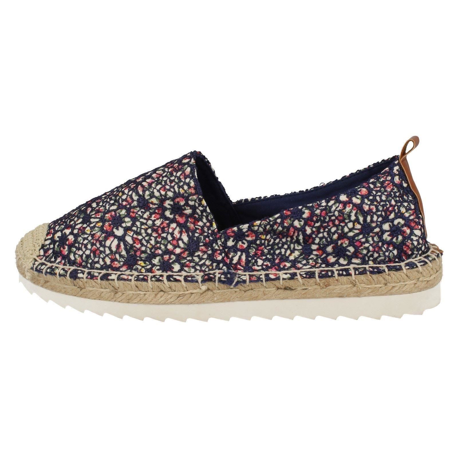 Ladies Savannah Casual Summer 'Canvas Pumps' - Picture 12 of 19