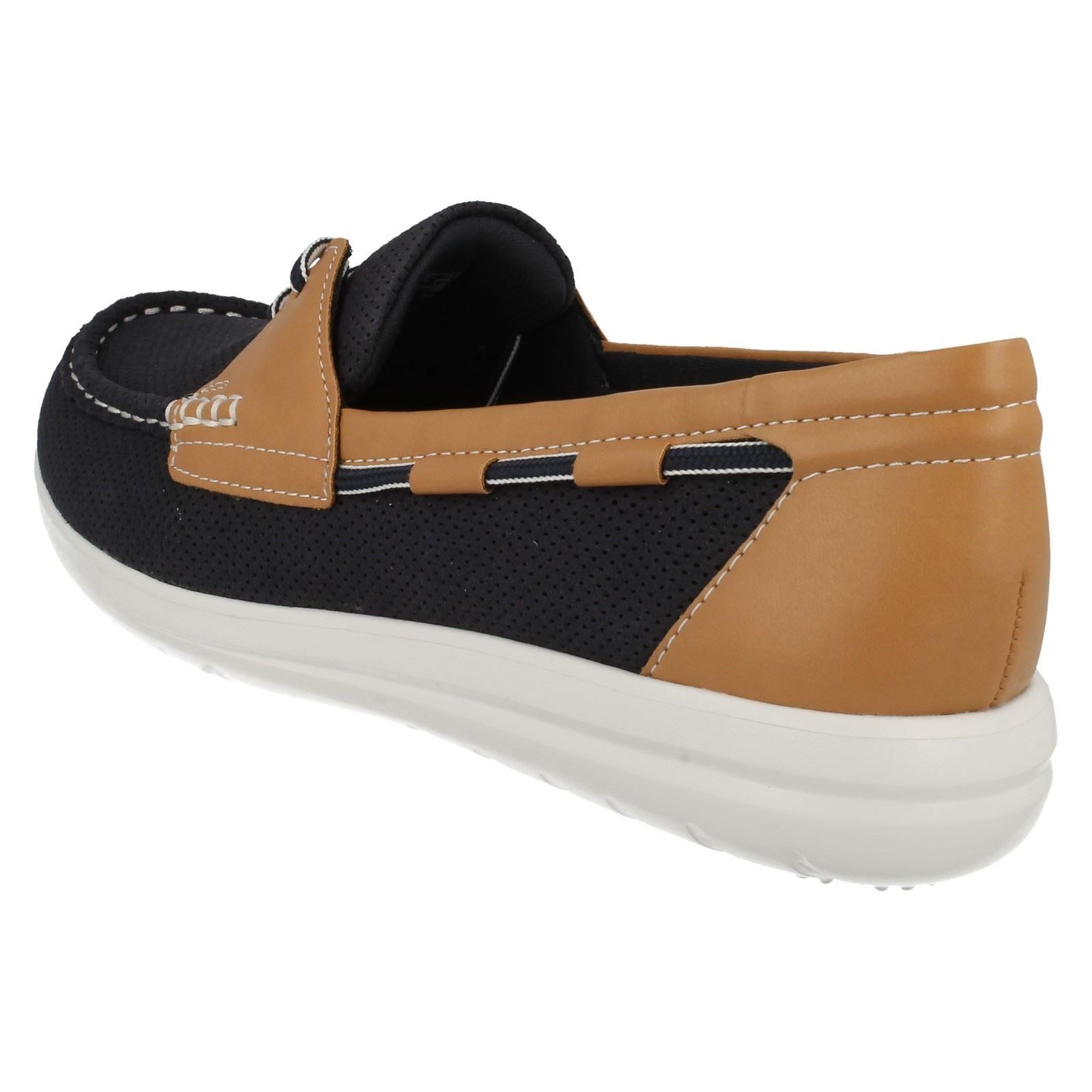 Ladies Cloud Steppers By Clarks Lace Up Deck Shoes Jocolin