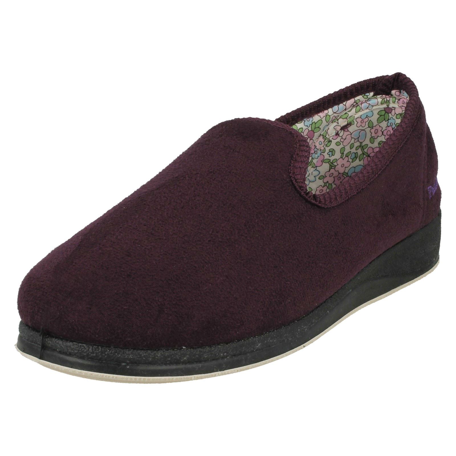 Ladies Padders Wide Fit Slippers 'Repose 18' - Picture 2 of 19