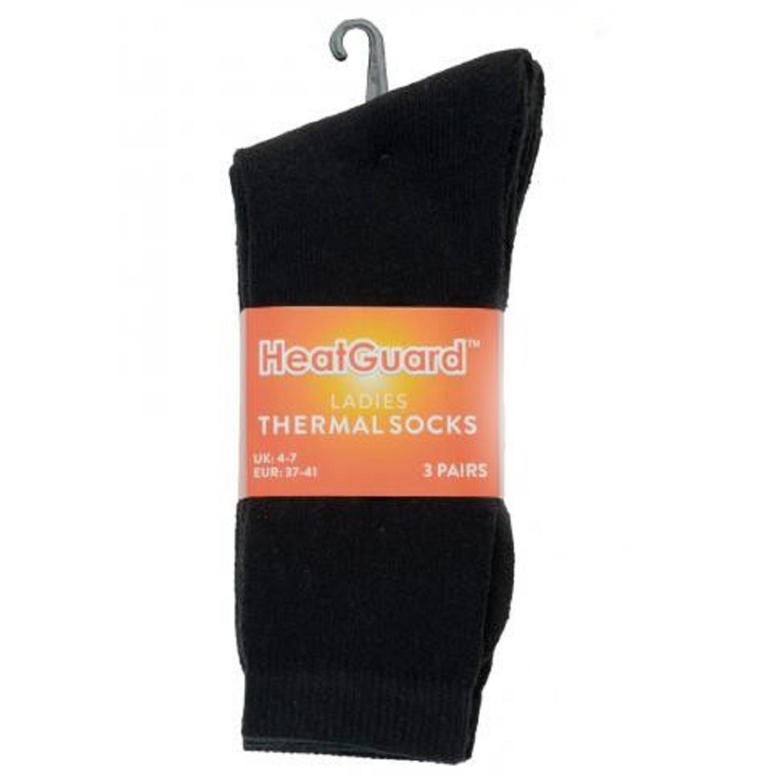 Ladies Heatguard Thermal Socks Pack of 3 'SK577' - Picture 3 of 7