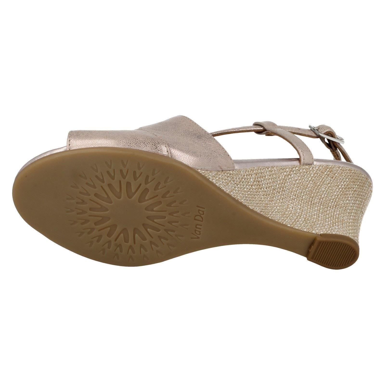 Ladies Van Dal Cross Strap Wedged Wedged Wedged Sandal Allora 59d014 Ladies Van Dal Cross Strap Wedged Wedged Wedged Sandal Allora 59d014