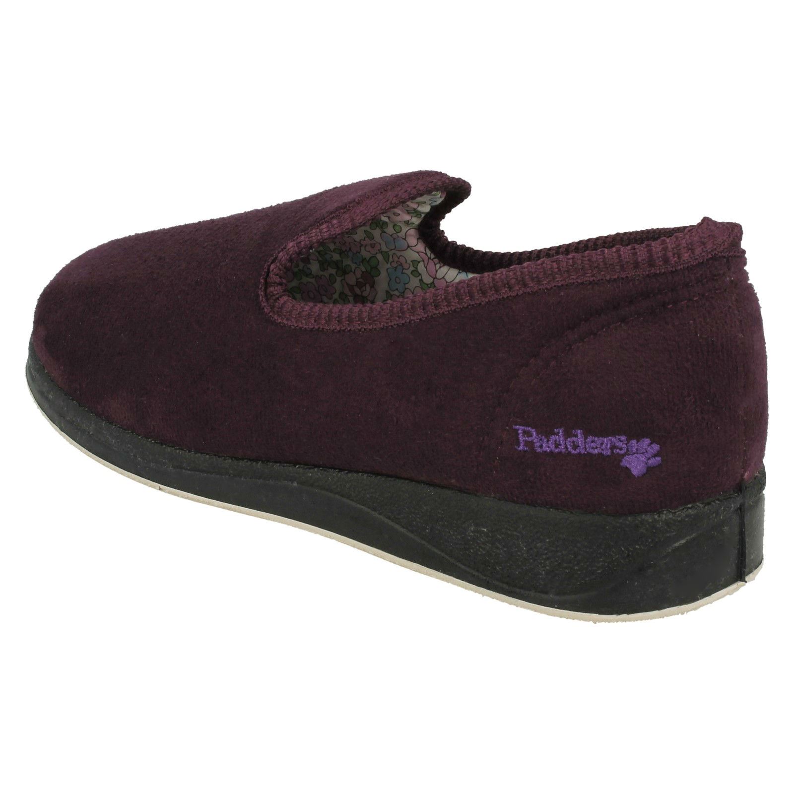 Ladies Padders Wide Fit Slippers 'Repose 18' - Picture 4 of 19