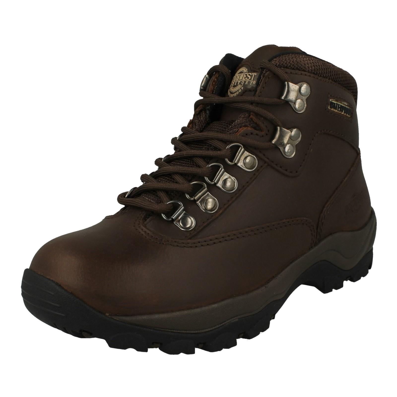 Ladies Northwest Territory Leather Hiking Walking Waterproof Ankle Boots 'Peak' - Picture 11 of 19