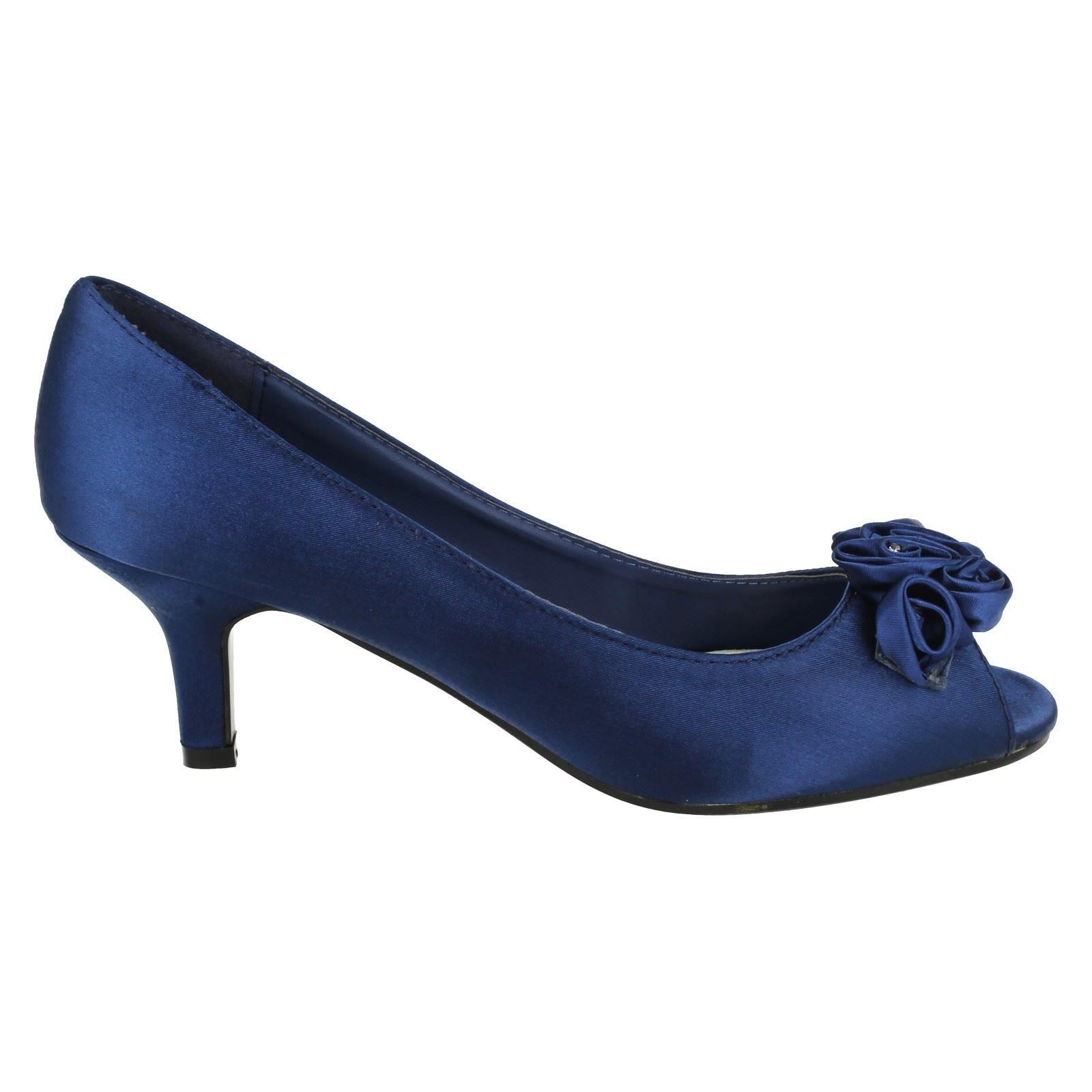 "Zapatos para dama Spot On Peep Toe con ""detalle floral"" - Imagen 34 de 55