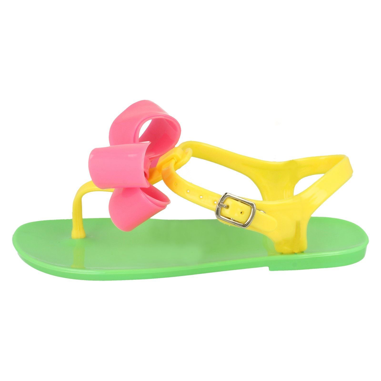 jelly toe post sandals