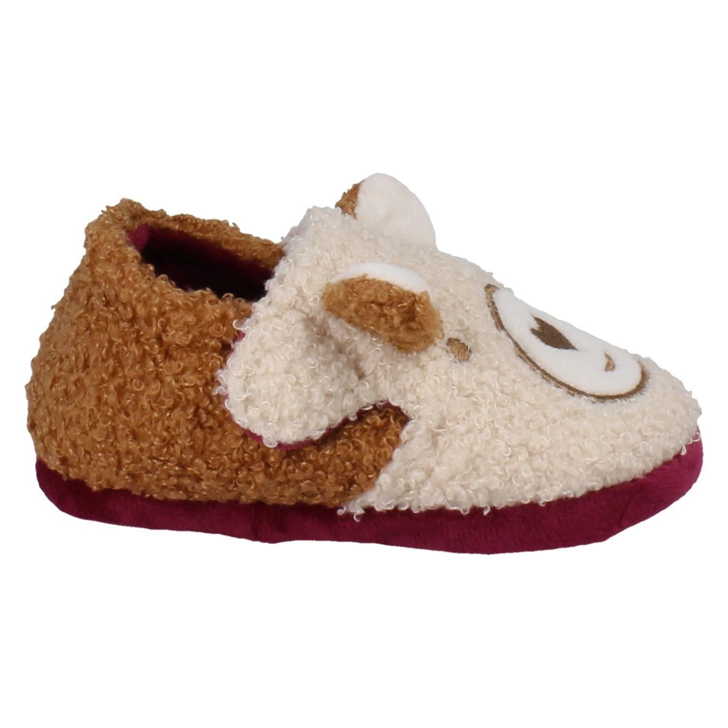 Pantofole Casual Stampate Dettagliate Fluffy Snug Per Bambini Clarks - Picture 16 of 37