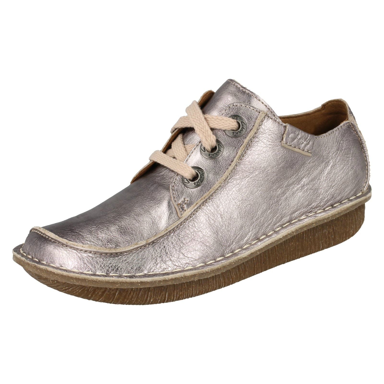 Scarpe Casual In Pelle Clarks Da Donna Lace Up Funny Dream - Picture 65 of 145