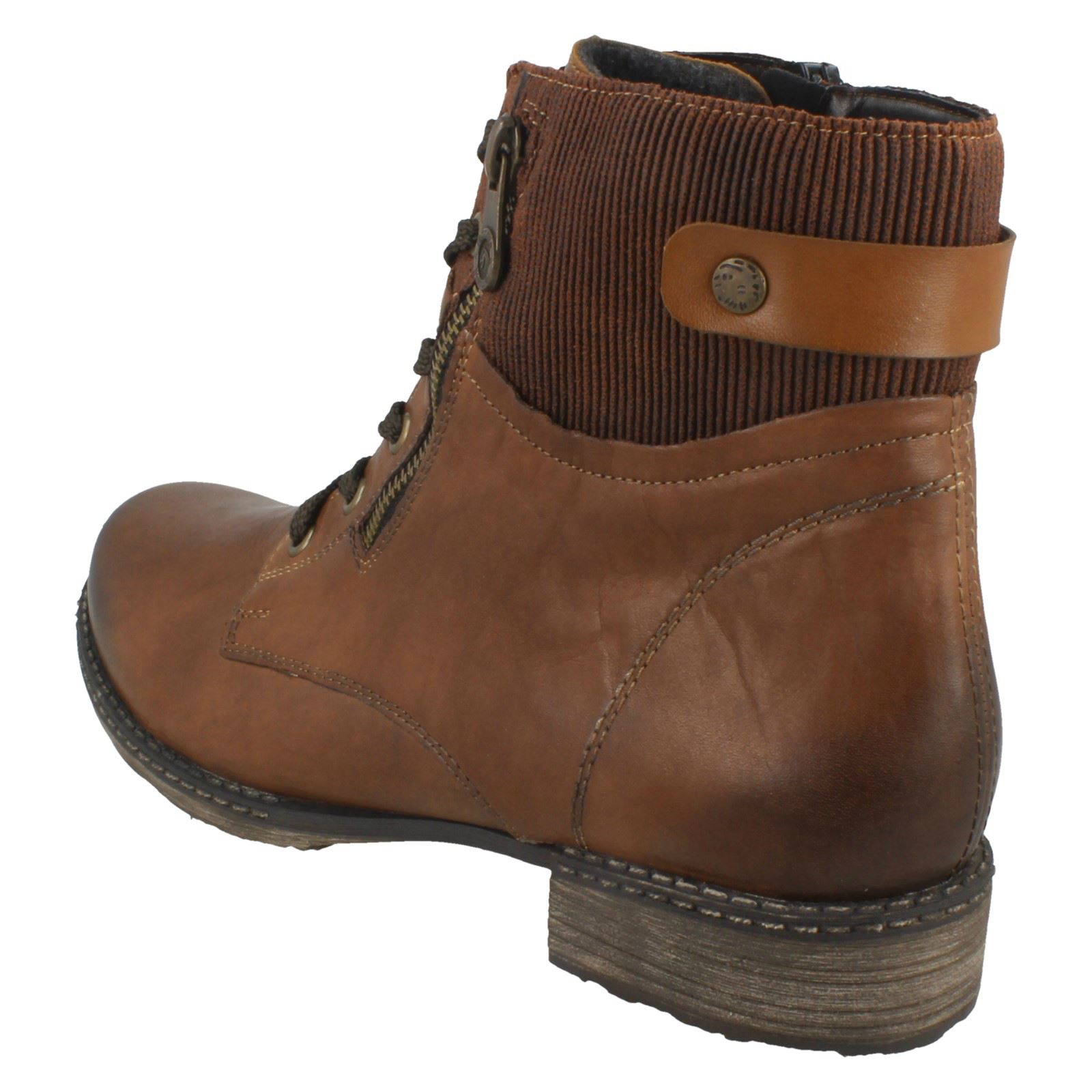 'd4379' Brown Remonte Ladies Ankle Boots nWPxAv