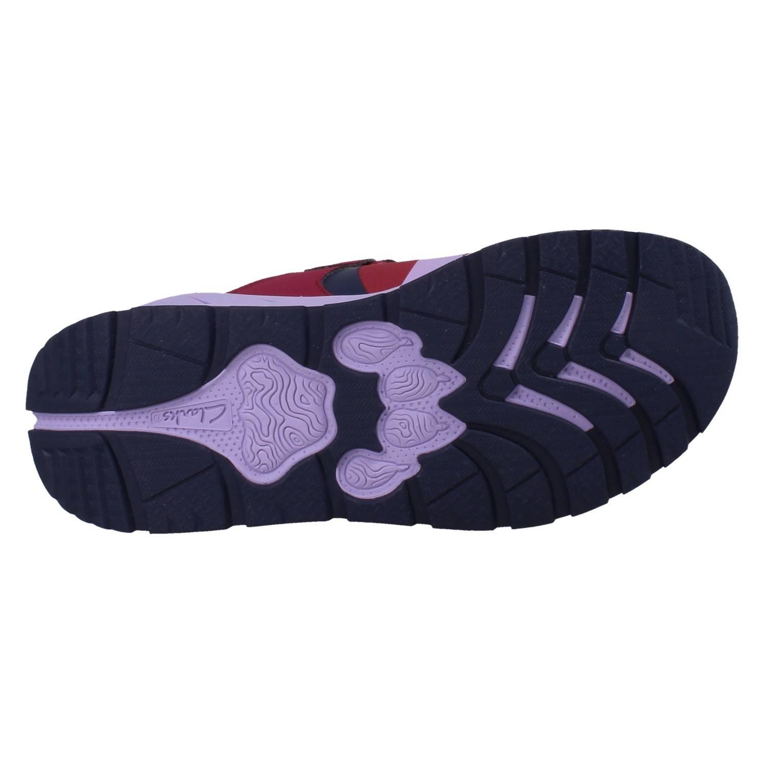 Kinder Clarks Playprints Textil Colour-Pop Cheetah Sporty Turnschuhe Selva Spur - Picture 10 of 37