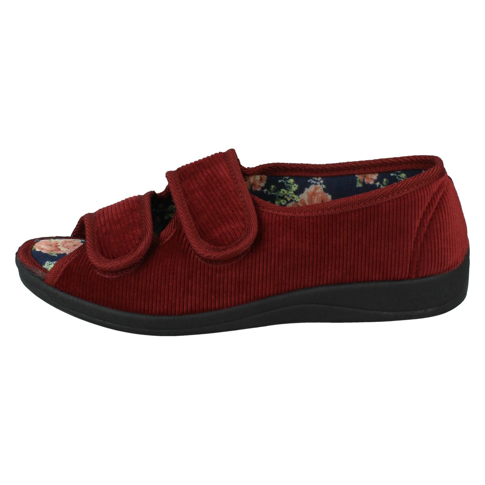 "Pantuflas forradas florales ""Mary"" para damas Four Seasons" - Imagen 12 de 28