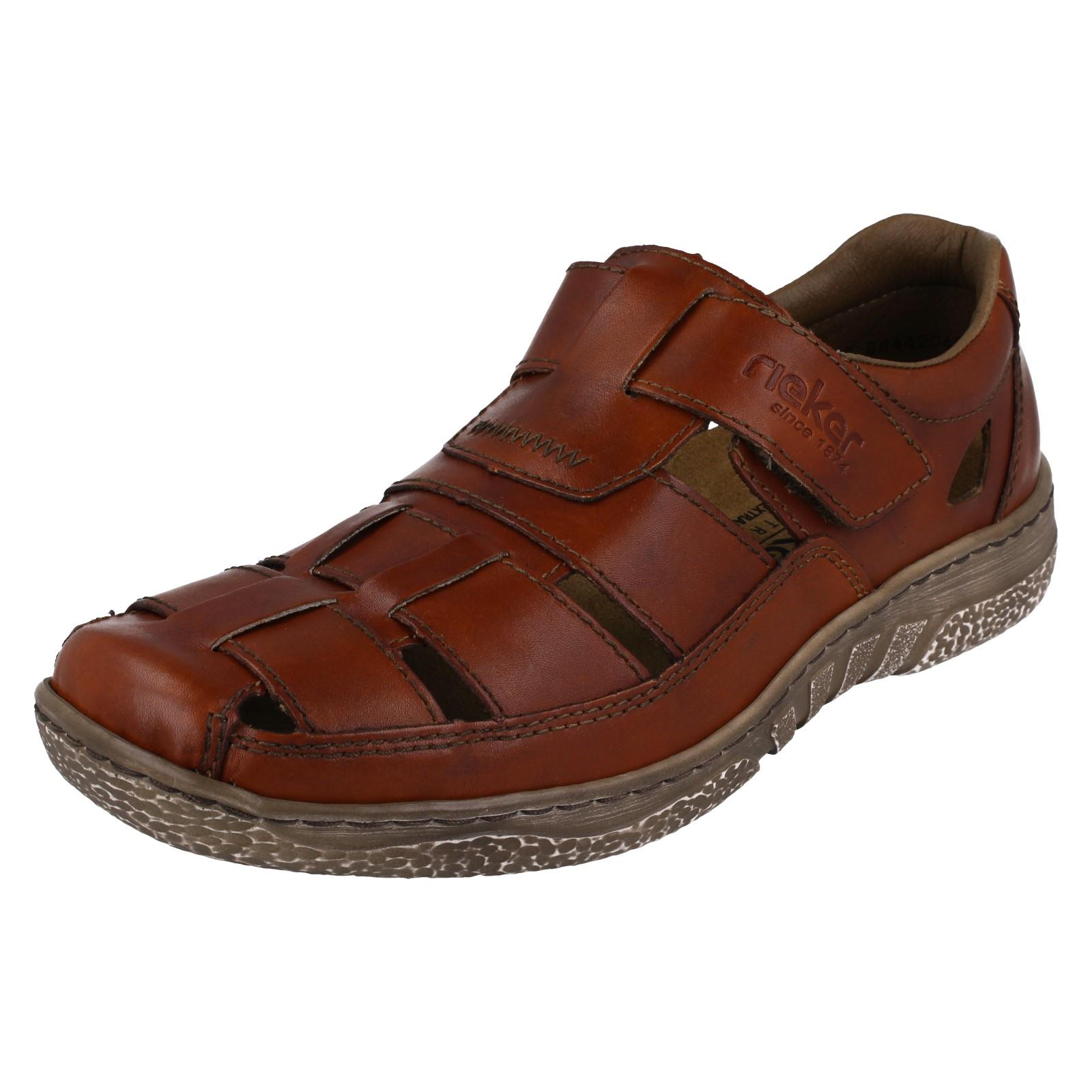 Men Rieker Casual Extra Wide Closed Toe Sandals '03578' - Picture 2 of 10