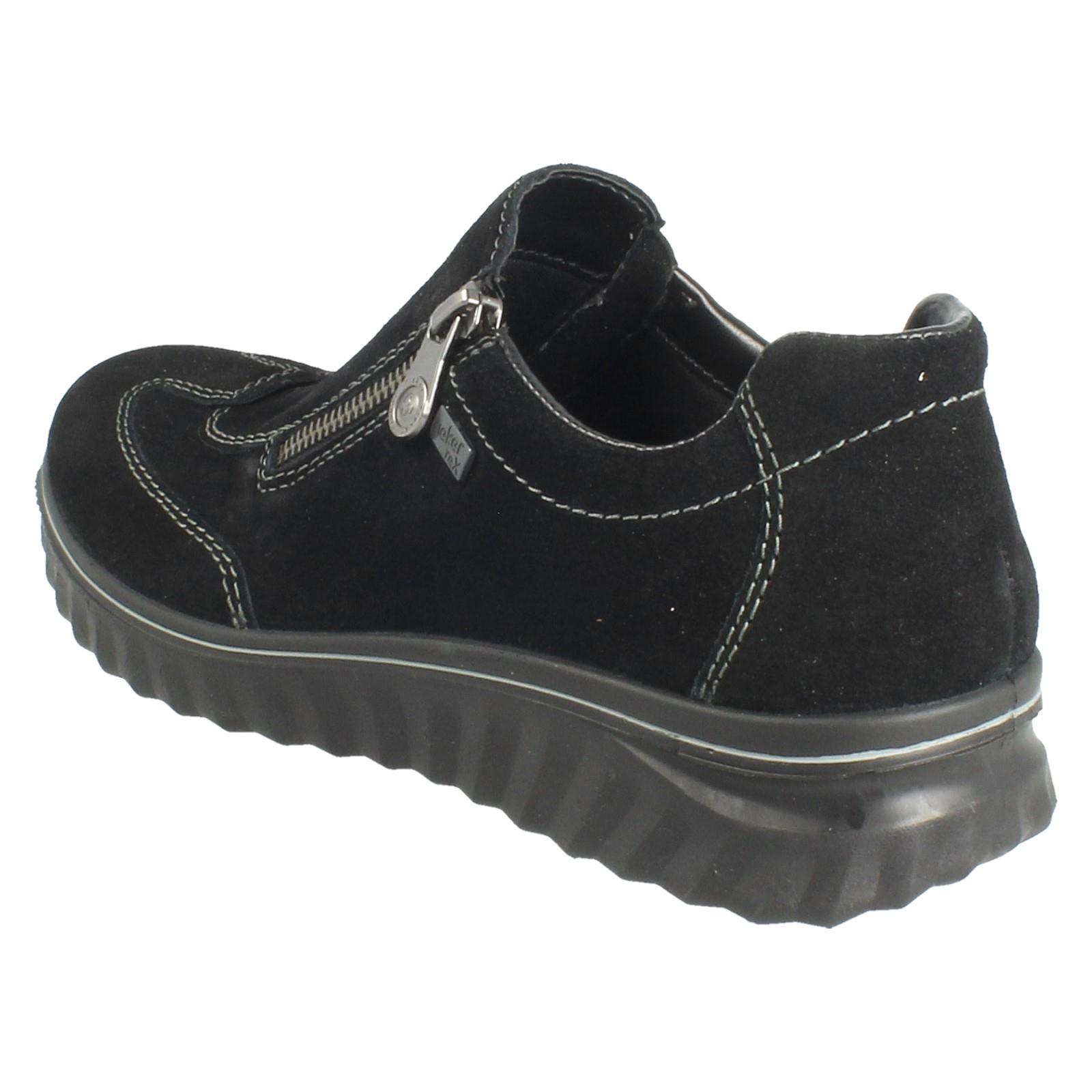 Ladies Rieker Zip Fastening RiekerTEX Casual Shoes - 59071 - Picture 4 of 10