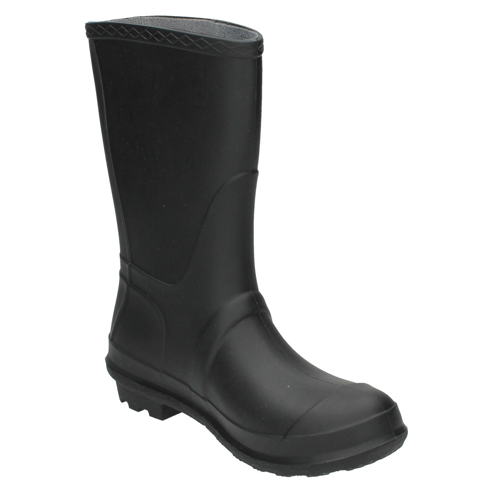 Womens Spot On Casual Wellington Boots X1R219 - Picture 8 of 37