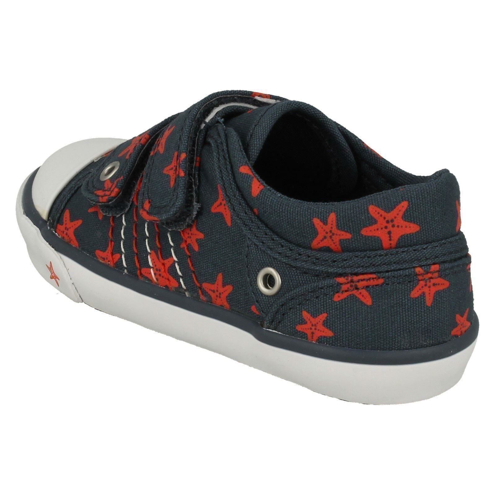 Kinder Jungen/Mädchen Startrite Freizeit Canvas Klettverschluss Schuhe "Reißverschluss" - Bild 4 von 19