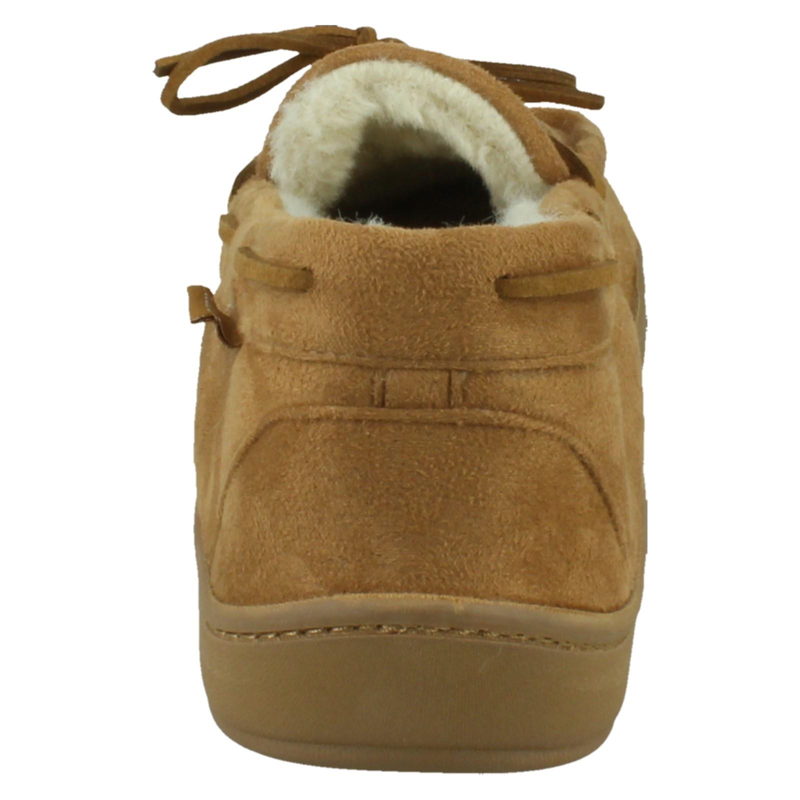 Hommes Padders Machine Lavable Mémoire Mousse Large Suédine Microfibre Chaussons - Picture 5 of 10