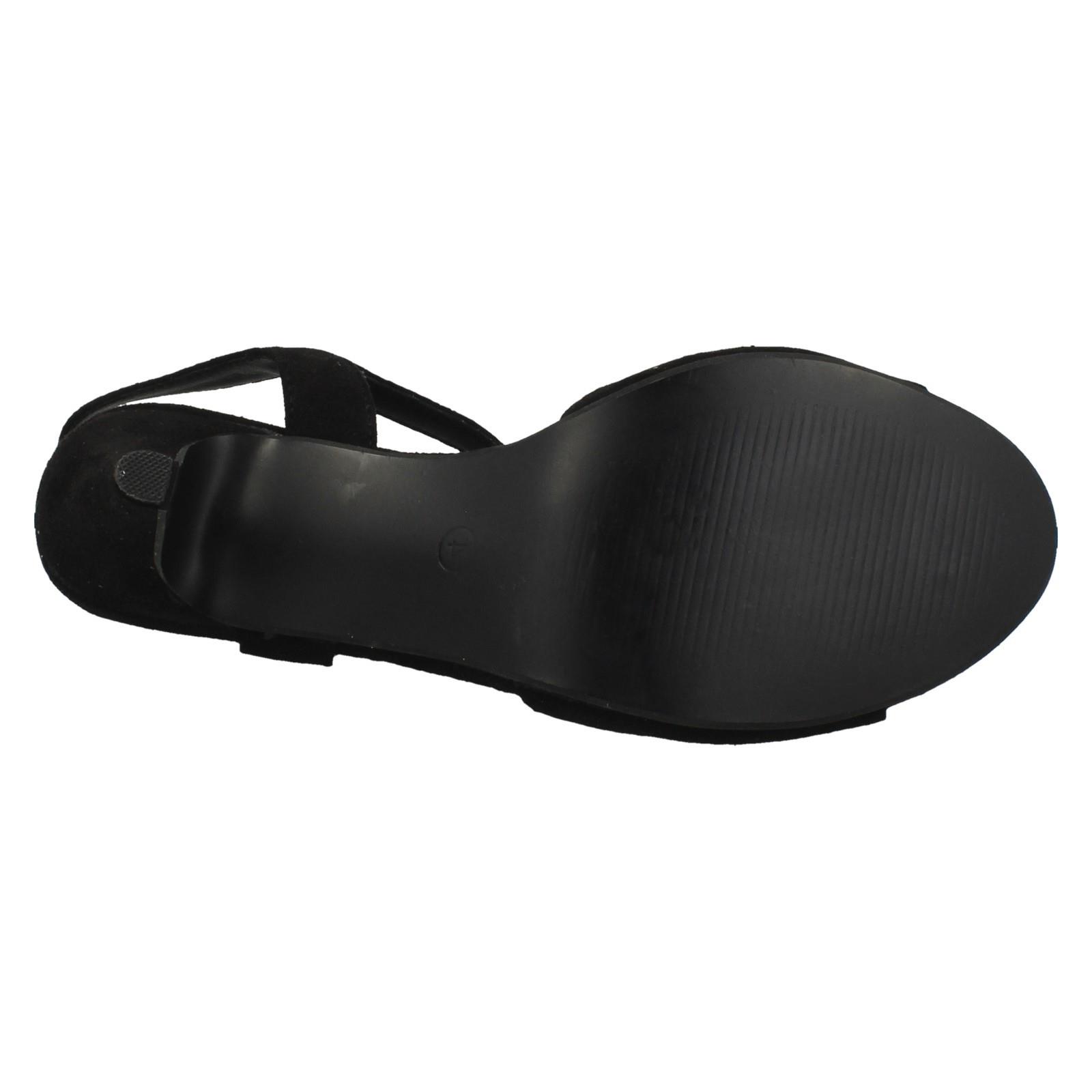 Sandalias de tacón formales de ajuste ancho con cierre de hebilla Anne Michelle para dama "F1R2114" - Imagen 10 de 46
