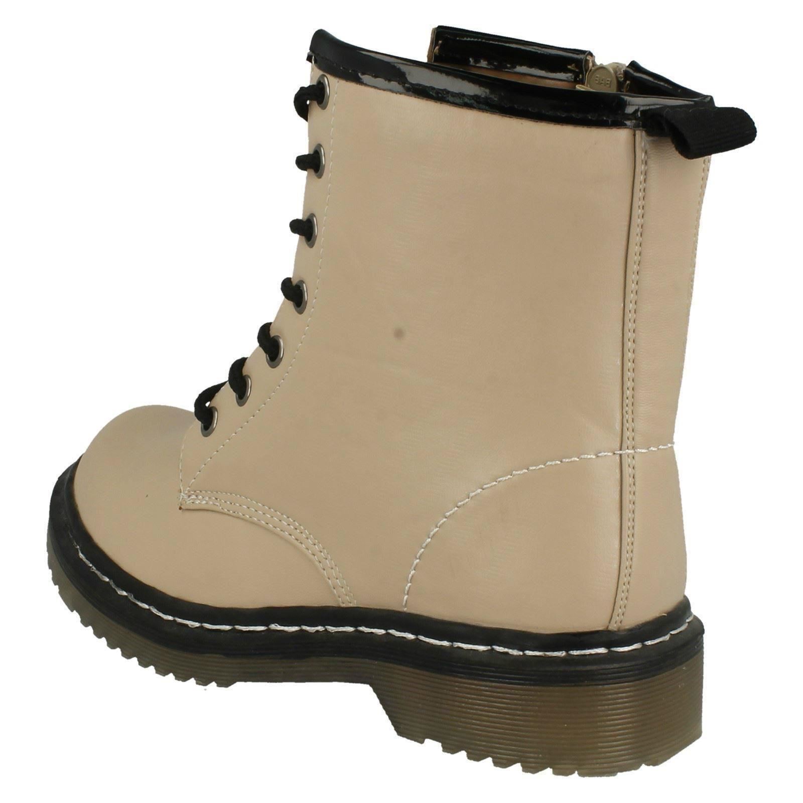 Girls Spot On Doc Martin Styled Boots eBay