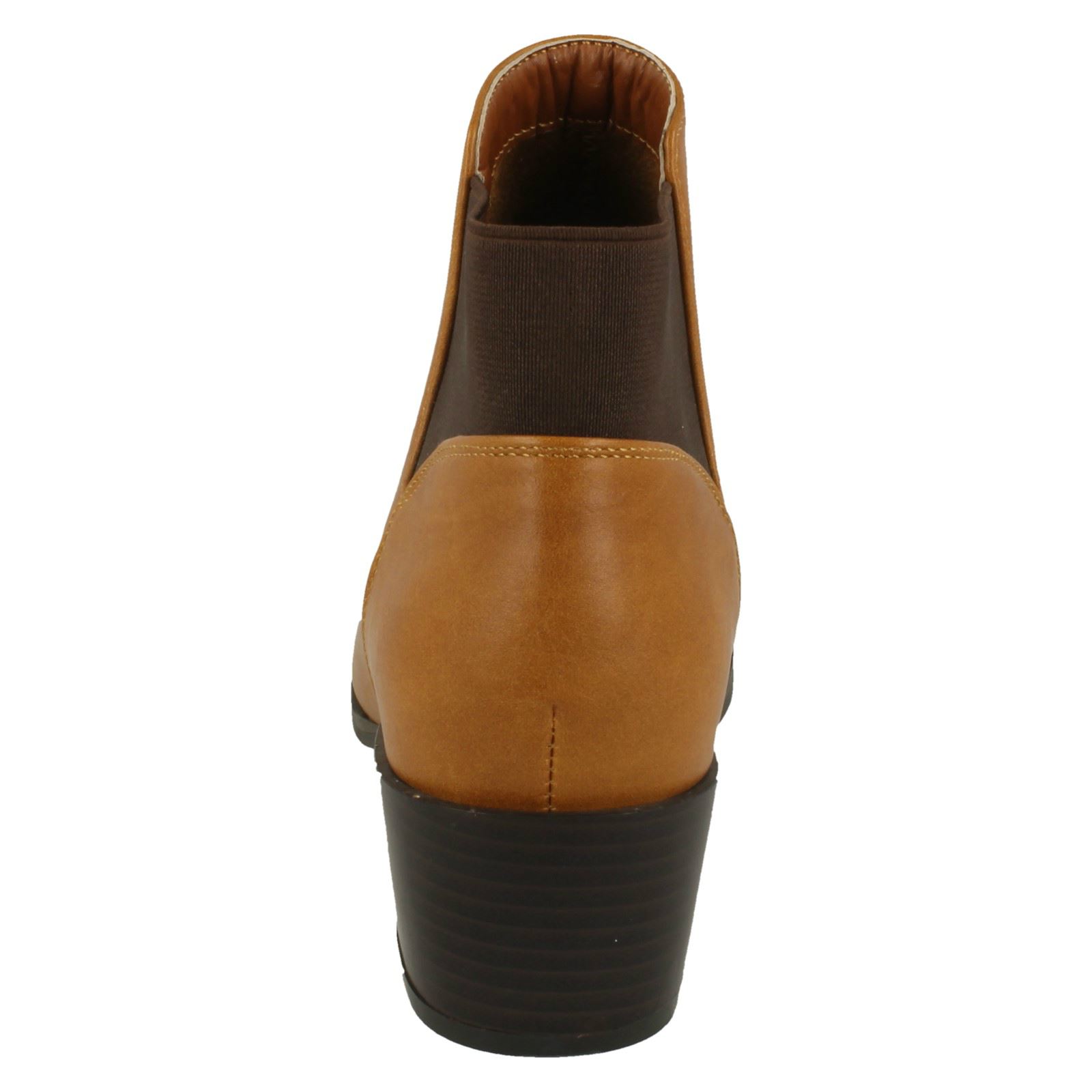 Ladies Spot On F5R0230 Heeled Ankle Boot - Picture 25 of 28