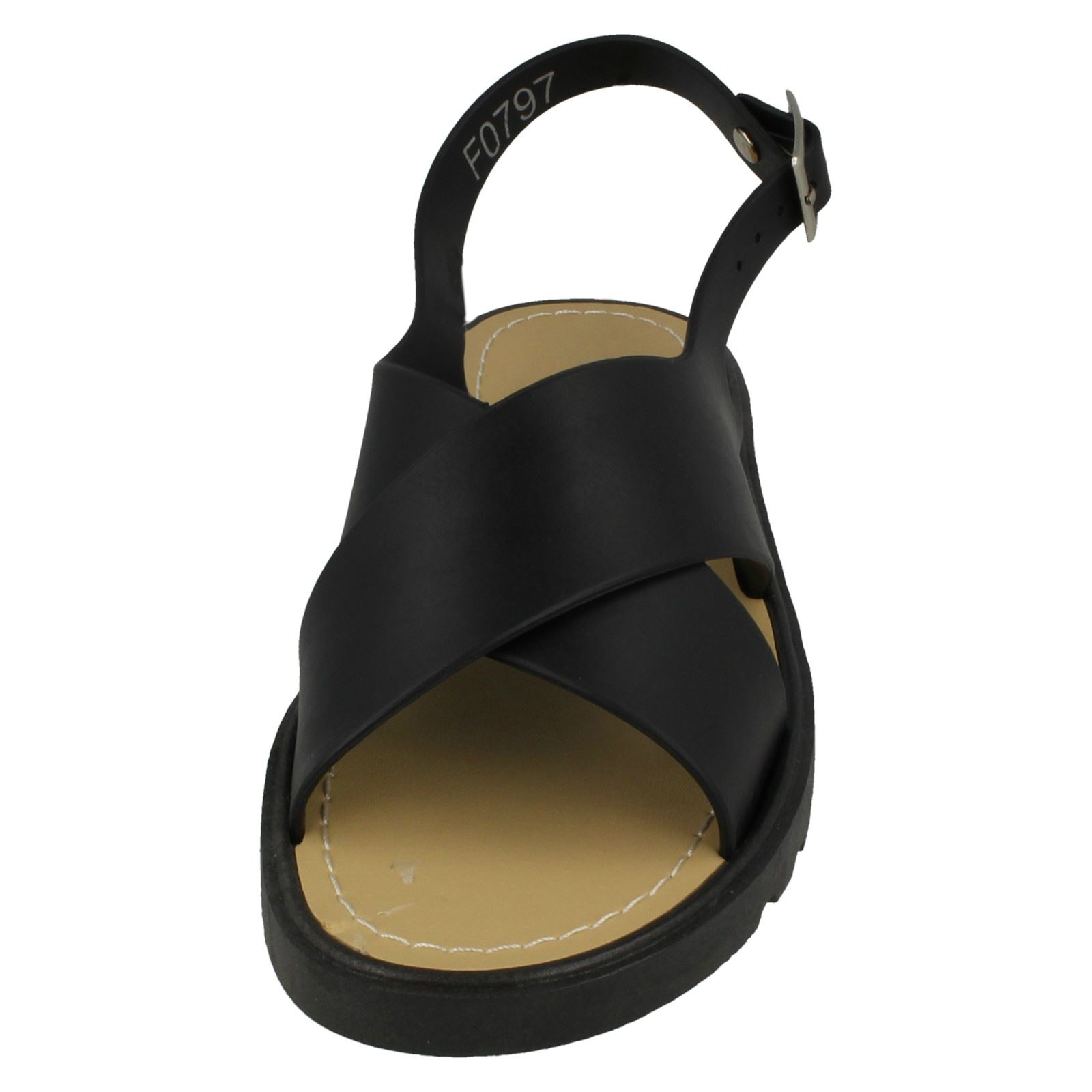 Sandalias Abiertas Para Damas Con Tiras Cruzadas Spot On - Imagen 9 de 28