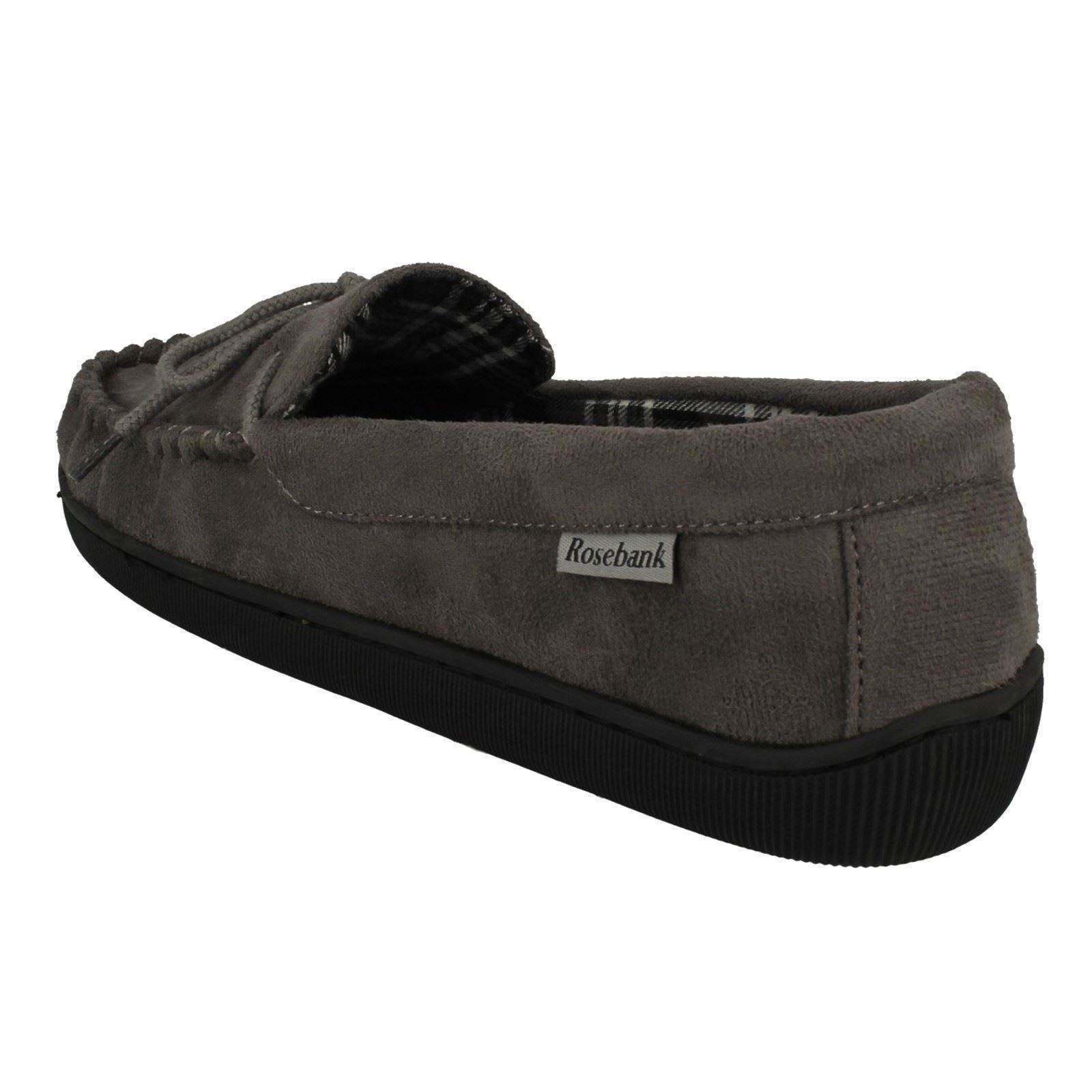Mens Rosebank Casual Moccasin Slippers Ken-Mocc - Picture 4 of 19