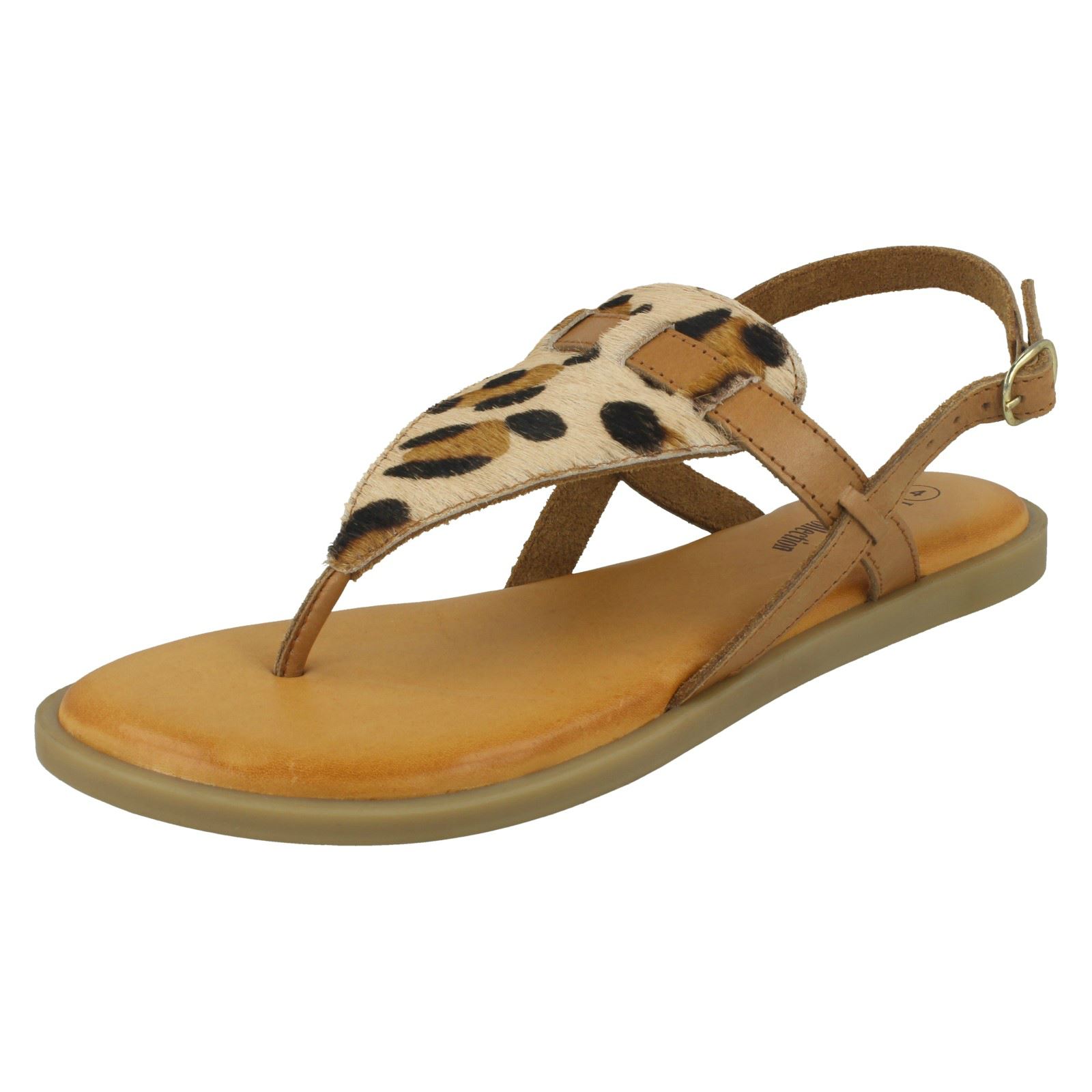 Ladies Leather Collection Animal Print "Sandals" - Picture 20 of 28