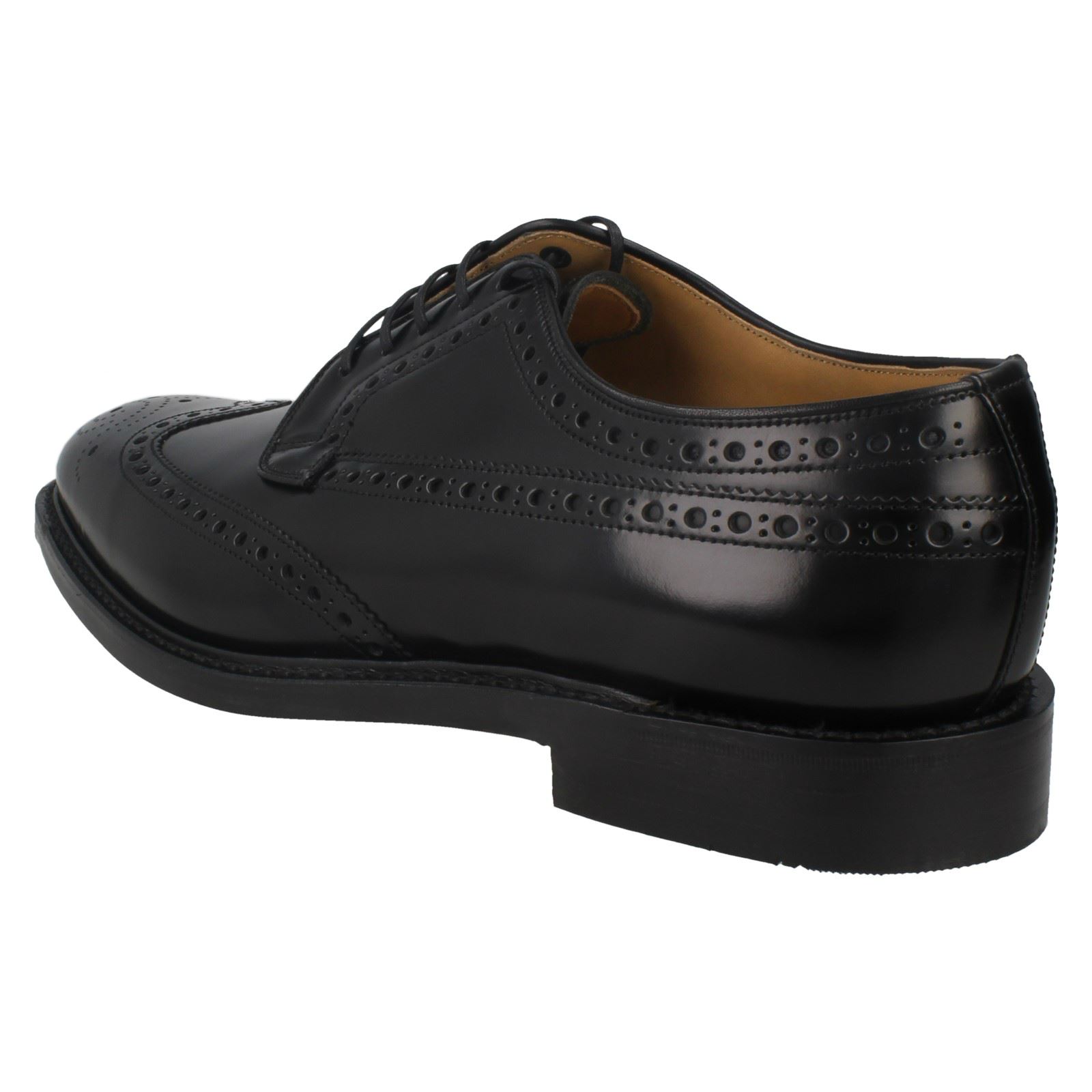 Mens Loake Lace Up Formal Shoes Braemar - Picture 4 of 10