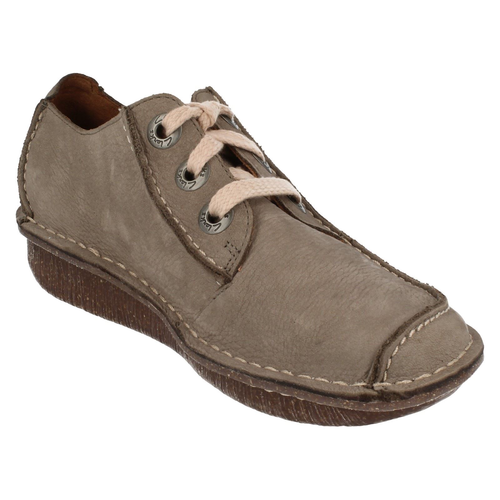 Scarpe Casual In Pelle Clarks Da Donna Lace Up Funny Dream - Picture 125 of 145