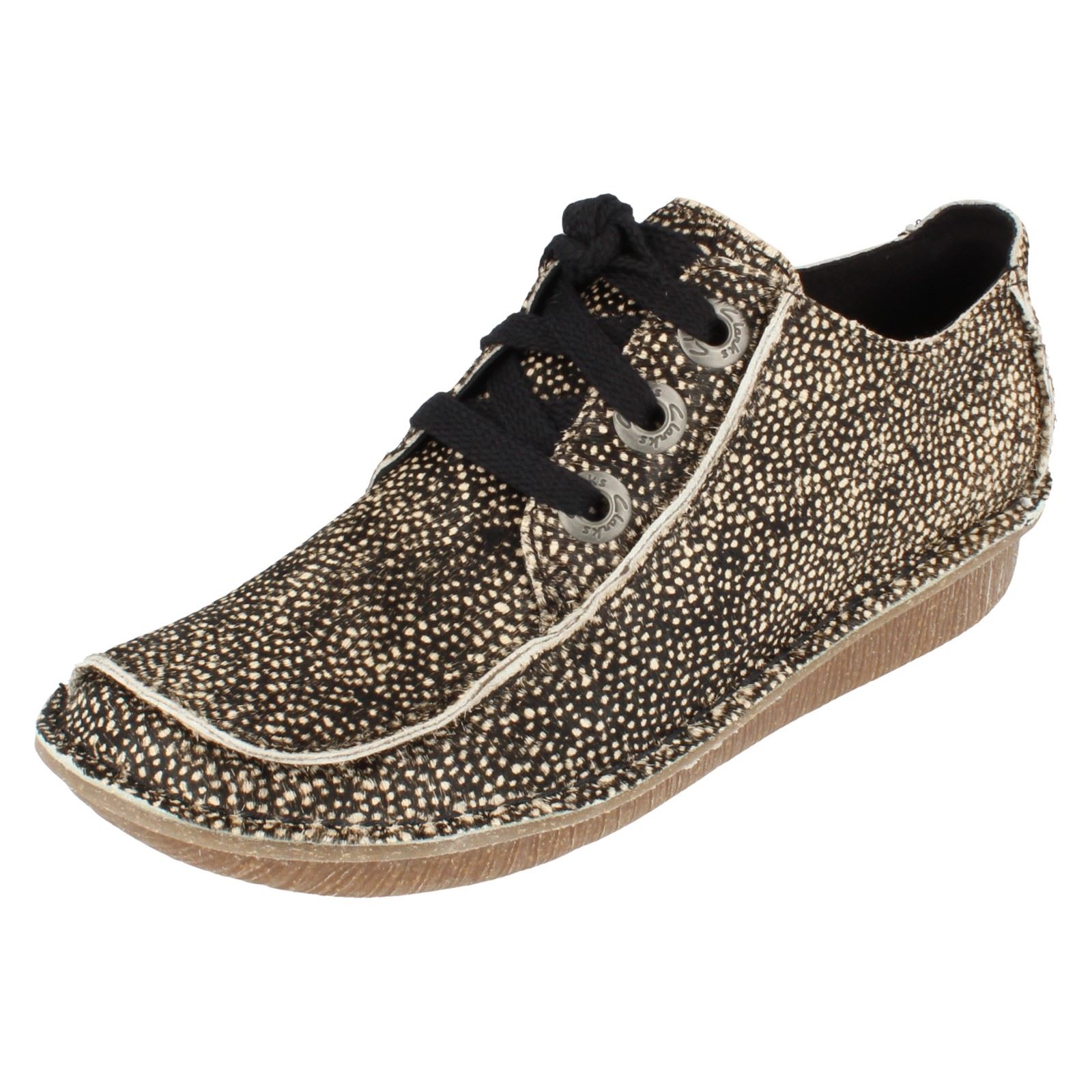 Scarpe Casual In Pelle Clarks Da Donna Lace Up Funny Dream - Picture 20 of 145