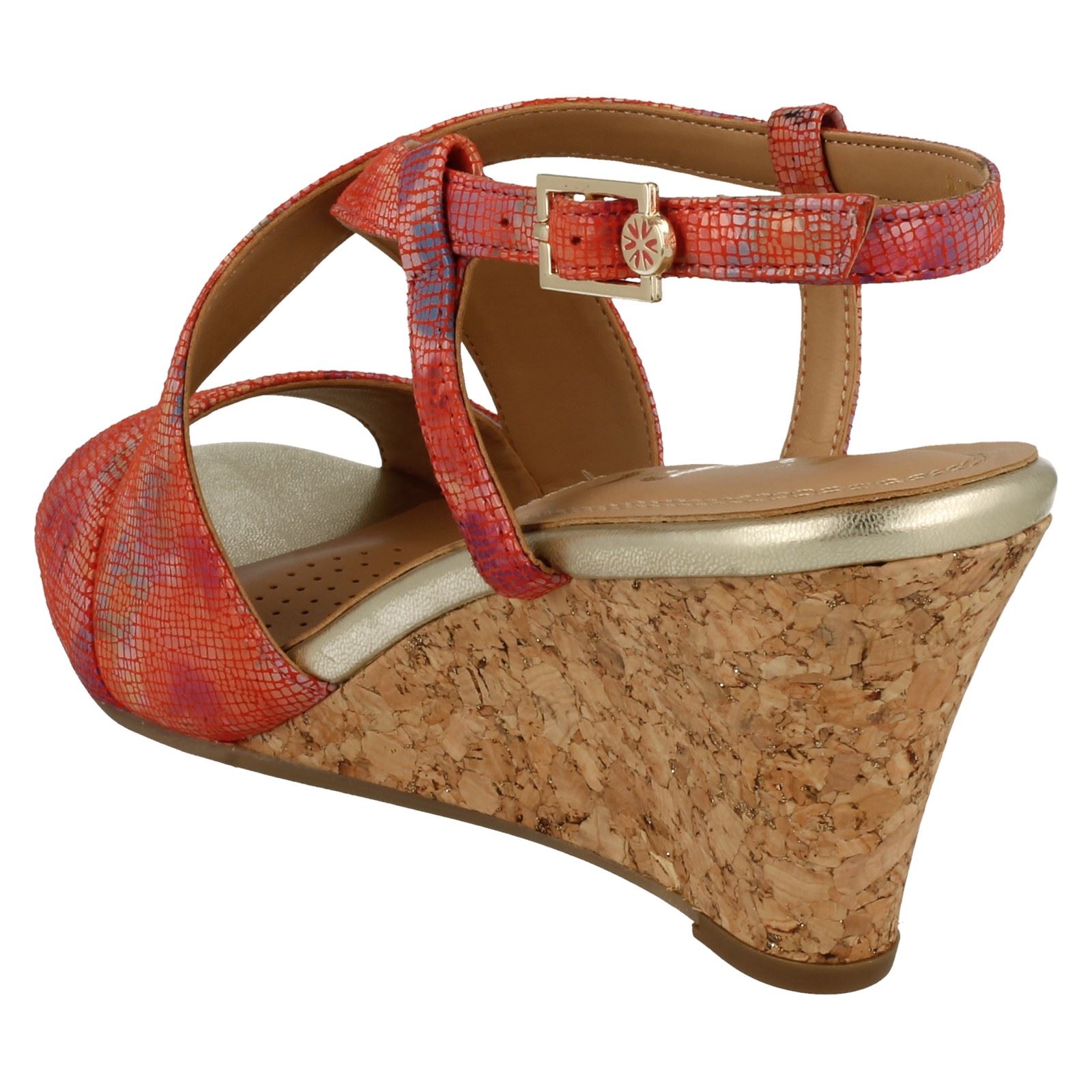 Ladies Van Dal Cross Strap Wedged Wedged Wedged Sandal Allora 59d014 Ladies Van Dal Cross Strap Wedged Wedged Wedged Sandal Allora 59d014