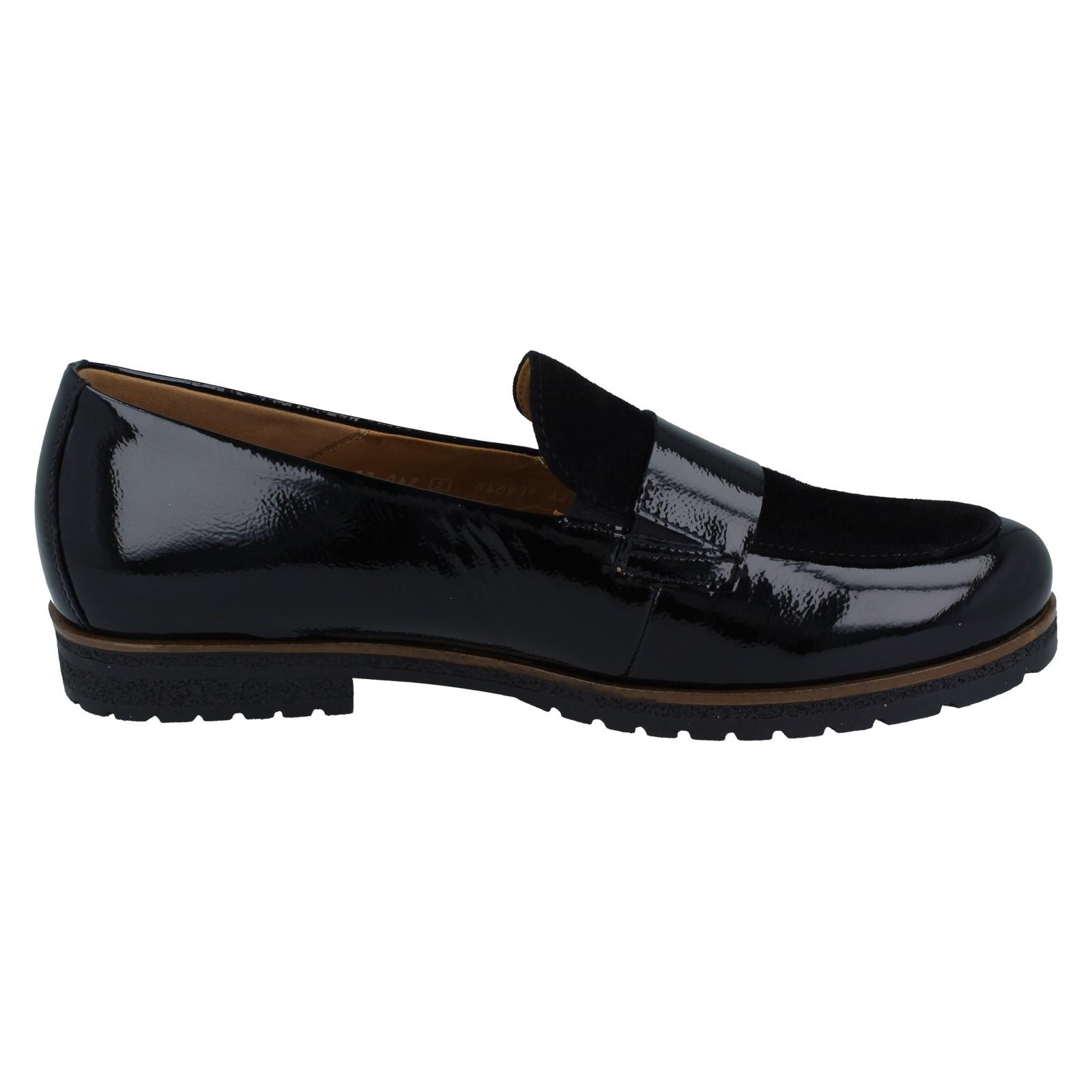 Femmes Gabor à Enfiler Mocassins Cuir Avec Petit Environ 1.5 CM Bloc Talon : - Foto 7 di 10