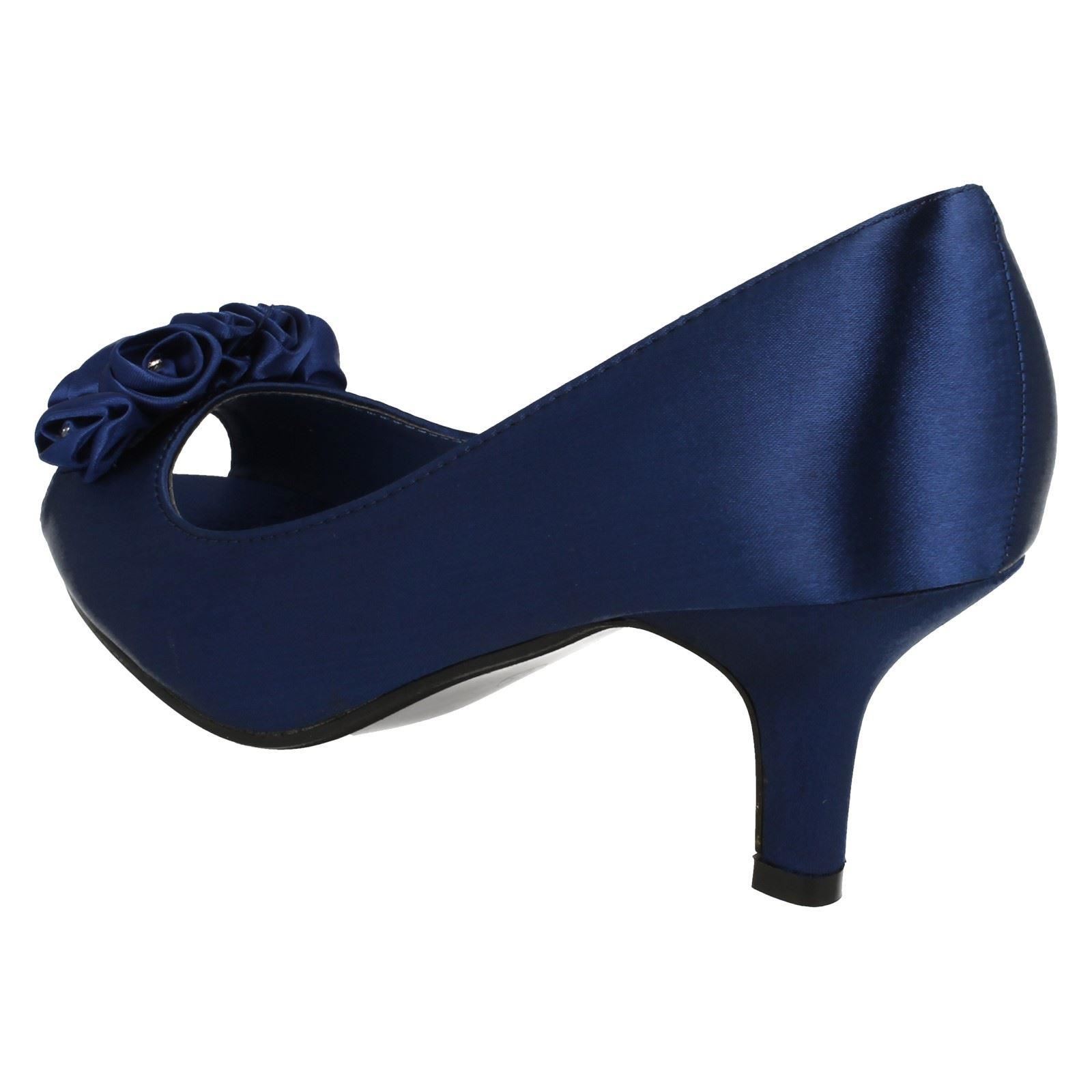 "Zapatos para dama Spot On Peep Toe con ""detalle floral"" - Imagen 31 de 55