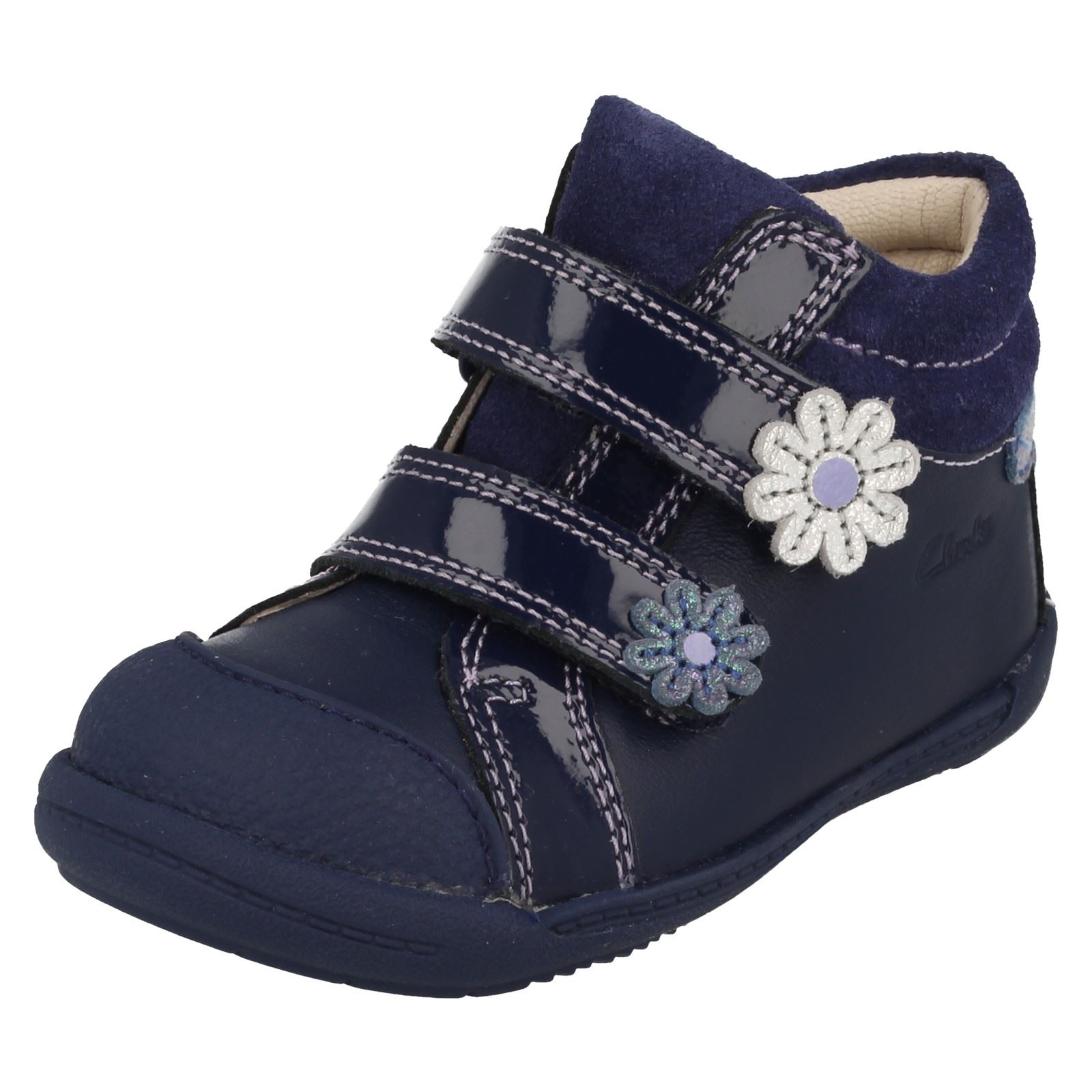 para Botines 'soft Tam' Clarks niñas Navy azul aS5qOwT