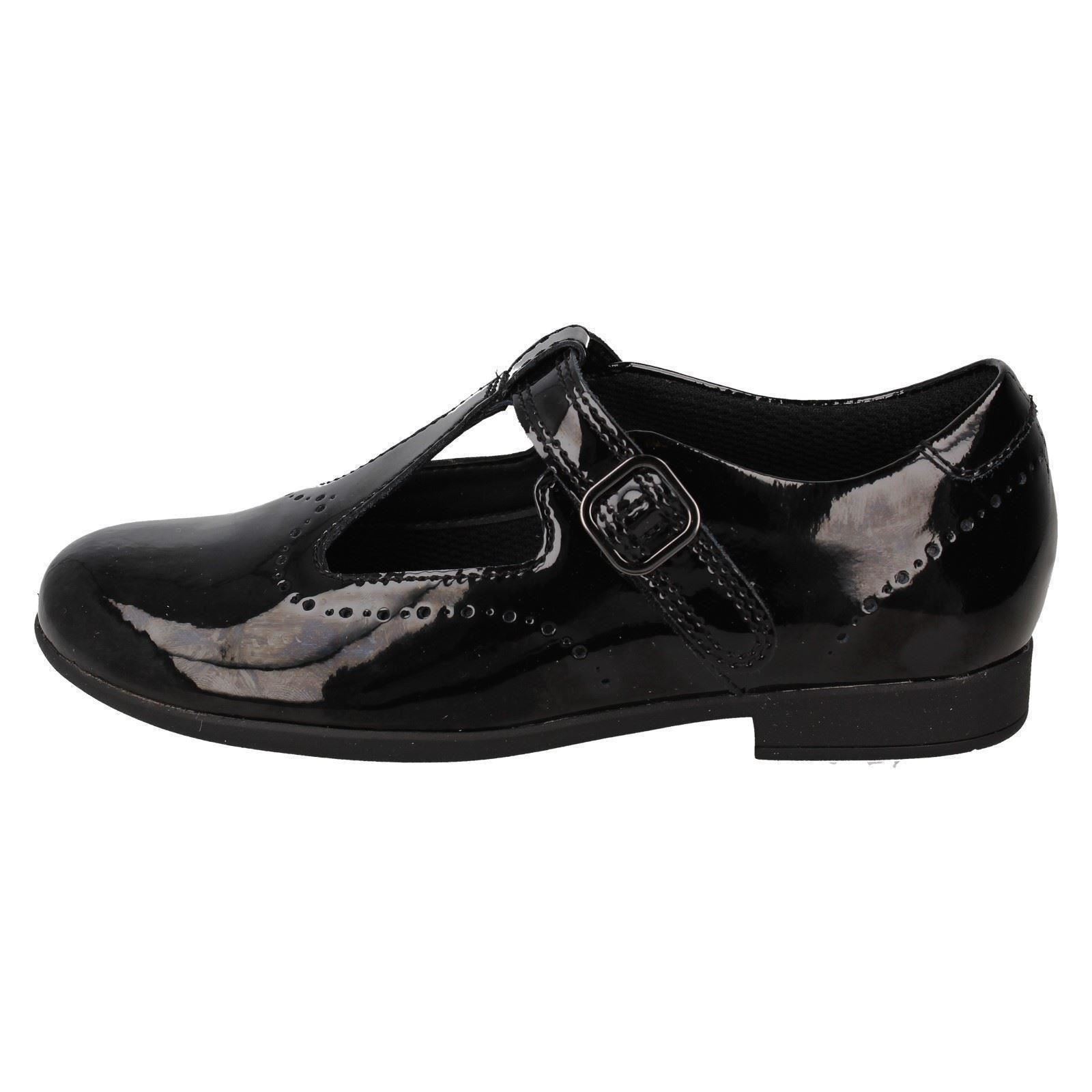 Girls Clarks T-Bar Detailed School Shoes Scala Seek - Picture 16 of 19