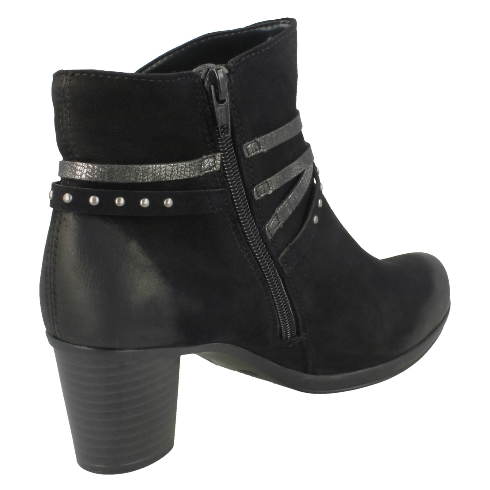 Damas REMONTE botas botas botas al tobillo detalle correa-R1580 8bf894 Damas REMONTE botas botas botas al tobillo detalle correa-R1580 8bf894