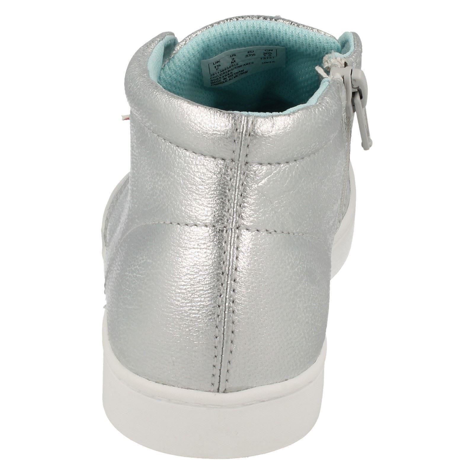 Girls Fizz Silver Casual Clarks Pattie Boots 6dRnTw