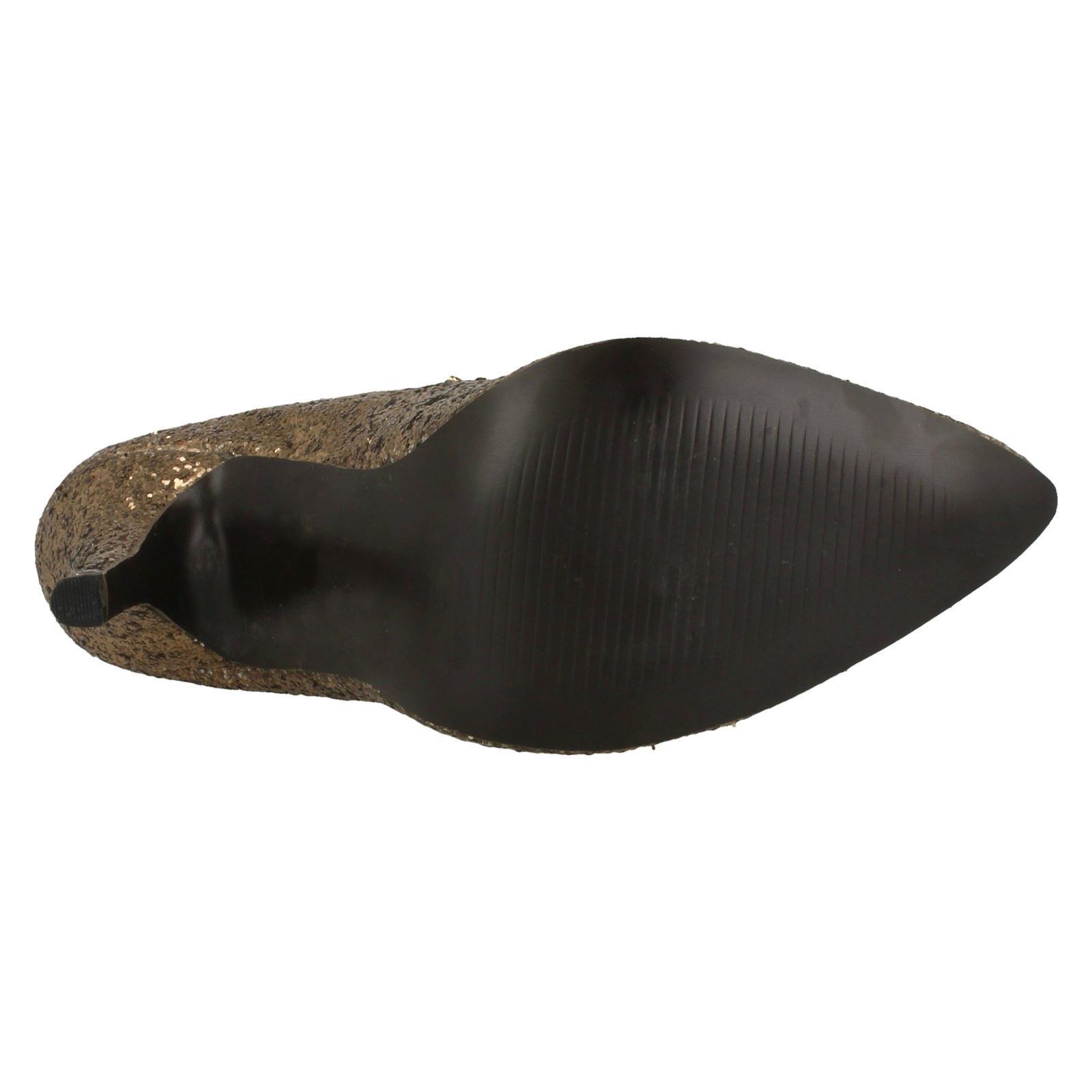 Ladies Anne Michelle Glitter Design Court Shoe - Picture 19 of 28