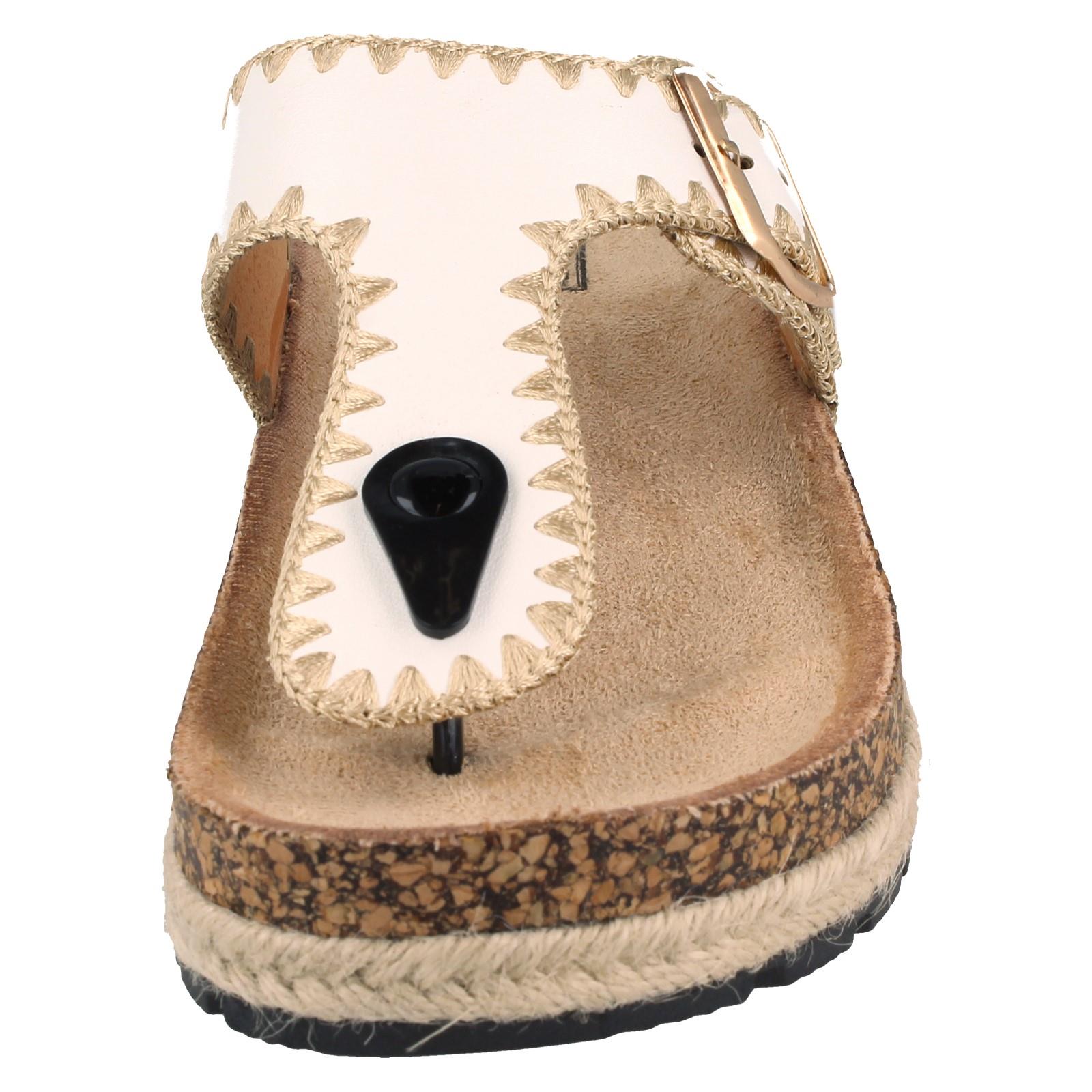Ladies Down To Earth F12105 Toe Post Sandals - Picture 18 of 19