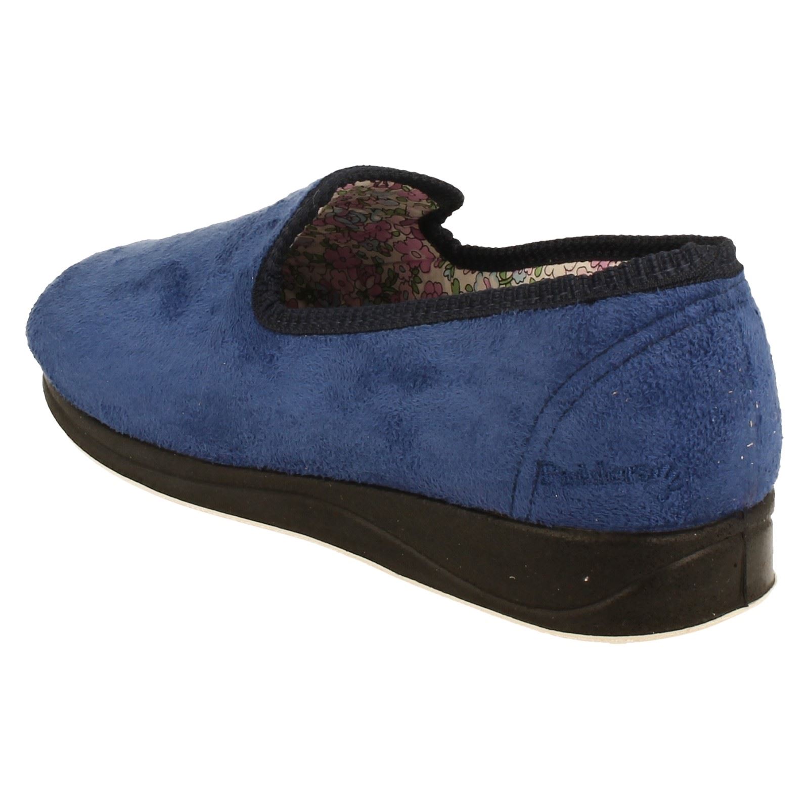 Ladies Padders Wide Fit Slippers 'Repose 18' - Picture 13 of 19
