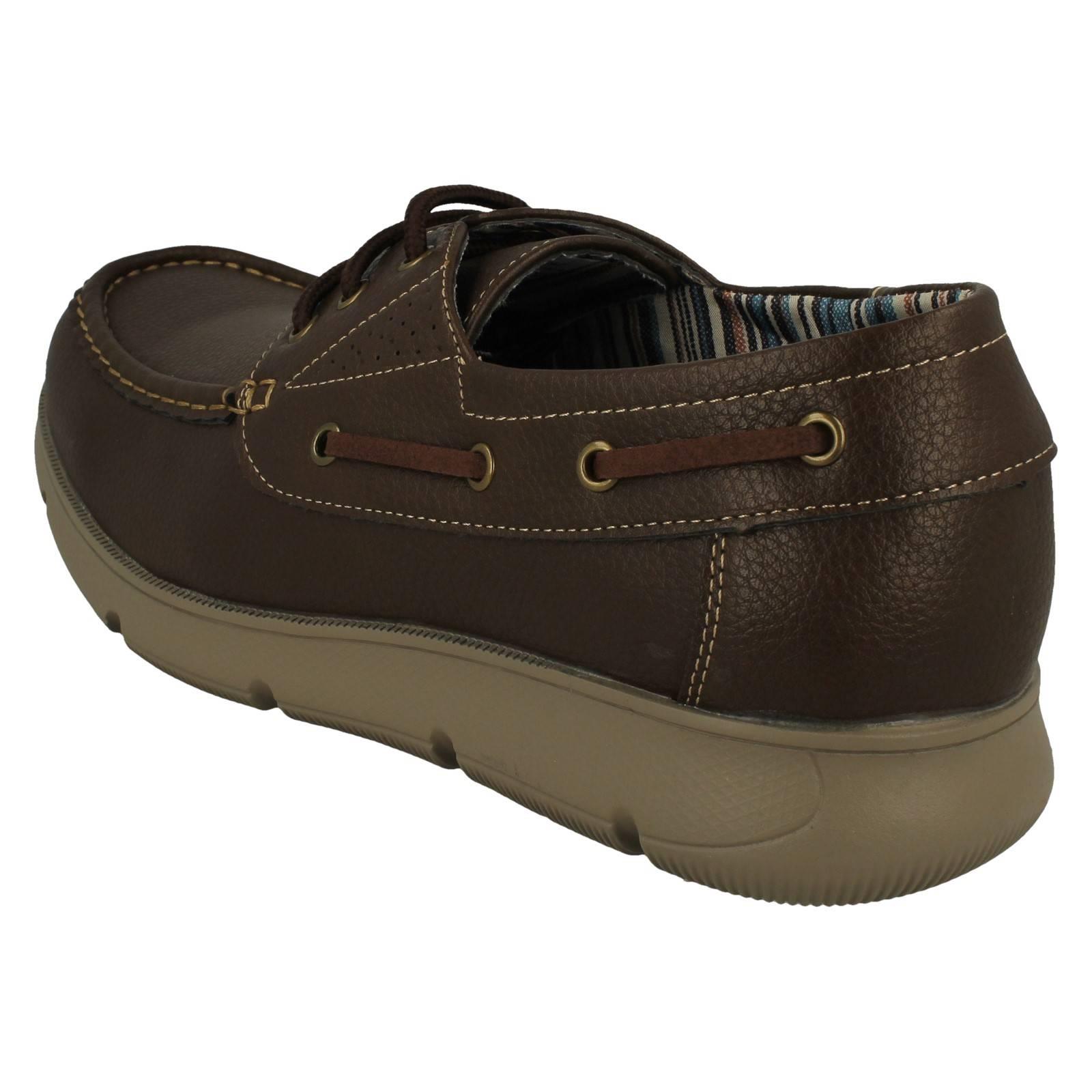 Mens Thomas Blunt Boat Style Shoes 'A2203' - Picture 9 of 19