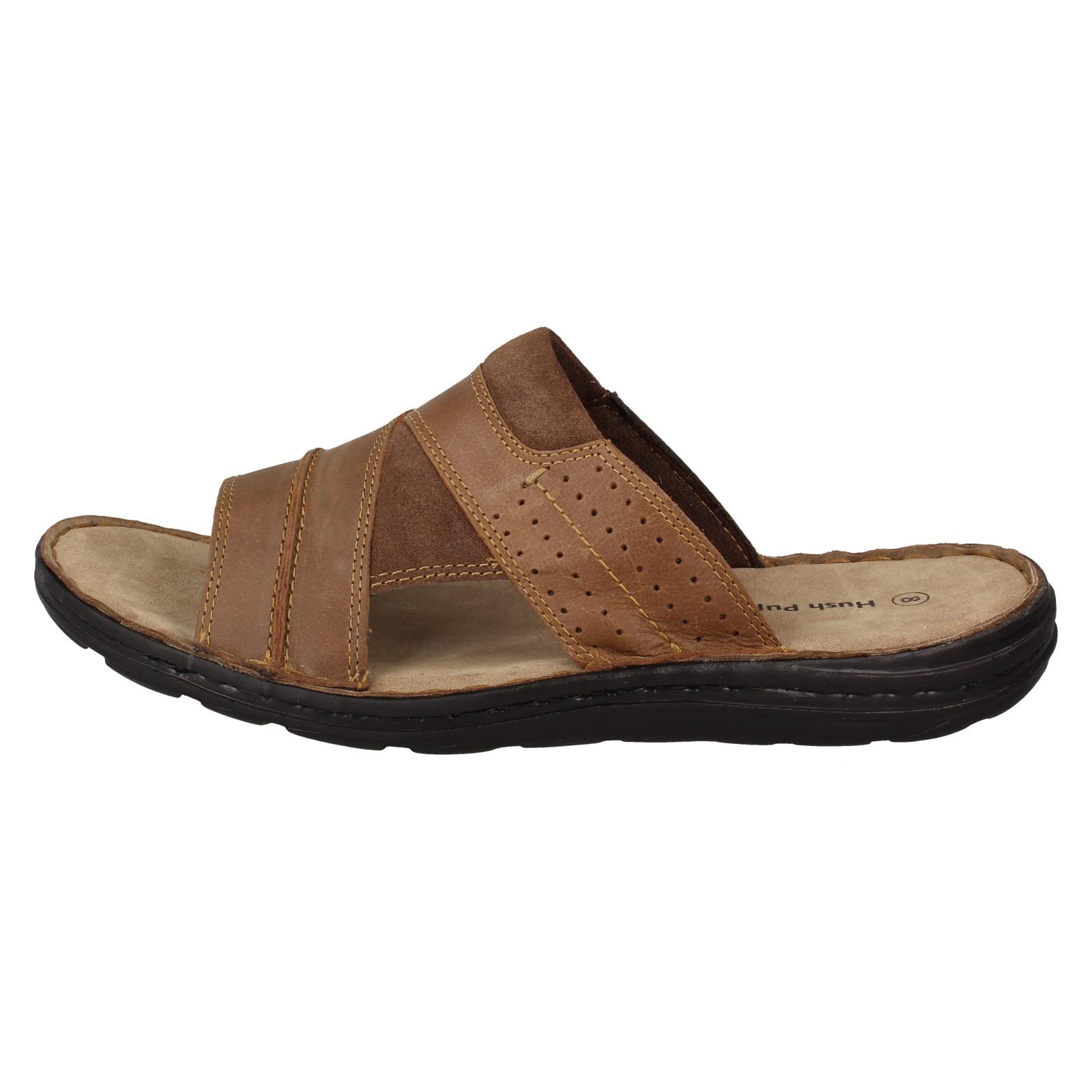 Mens Hush Puppies Casual Mule Sandals 'Archer' - Picture 6 of 19