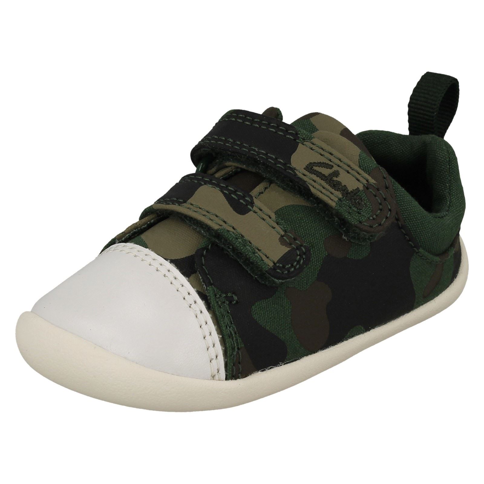 Childrens Boys Girls Clarks Pre-Walking Shoes Roamer Craft - Picture 10 of 15
