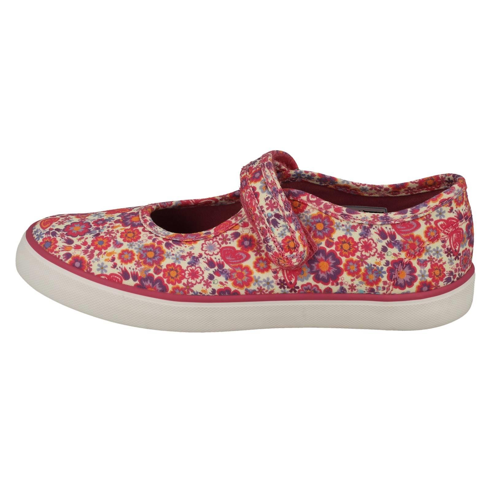"Zapatos de lona Mary Jane florales detallados florales para niñas ""Busy Lizzy"" - Imagen 15 de 19