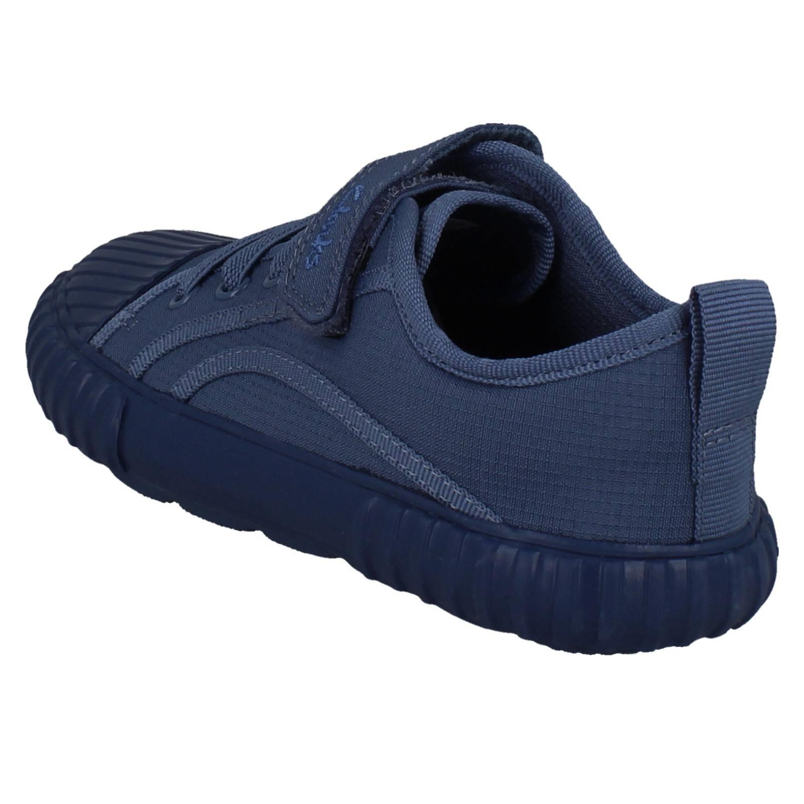 Kids Clarks Stretch Sport Style Washable Canvas Shoes "Foxing Stitch - Picture 4 of 37