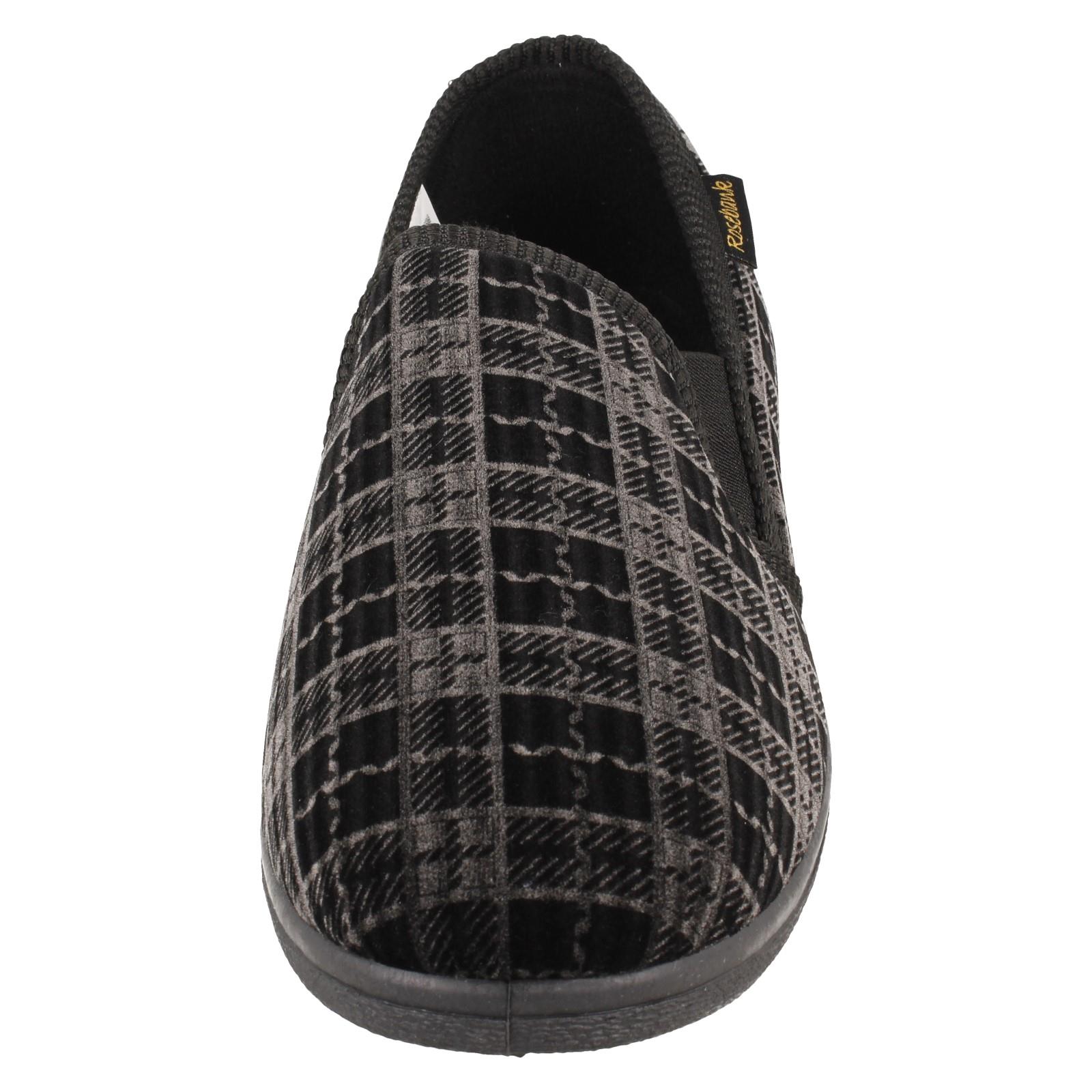 Mens Rosebank Twin Gusset Indoor Slippers Jack - Picture 18 of 19