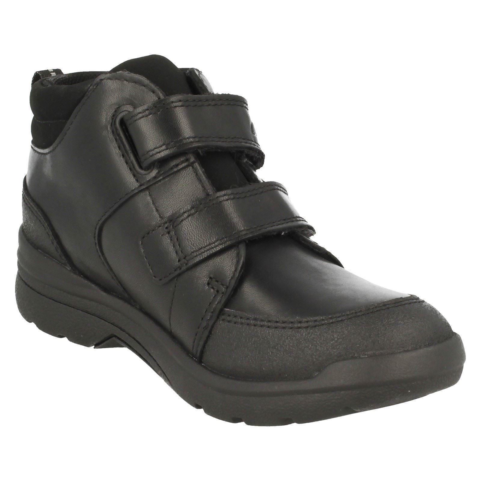 BOYS SMART BLACK ANKLE BOOTS